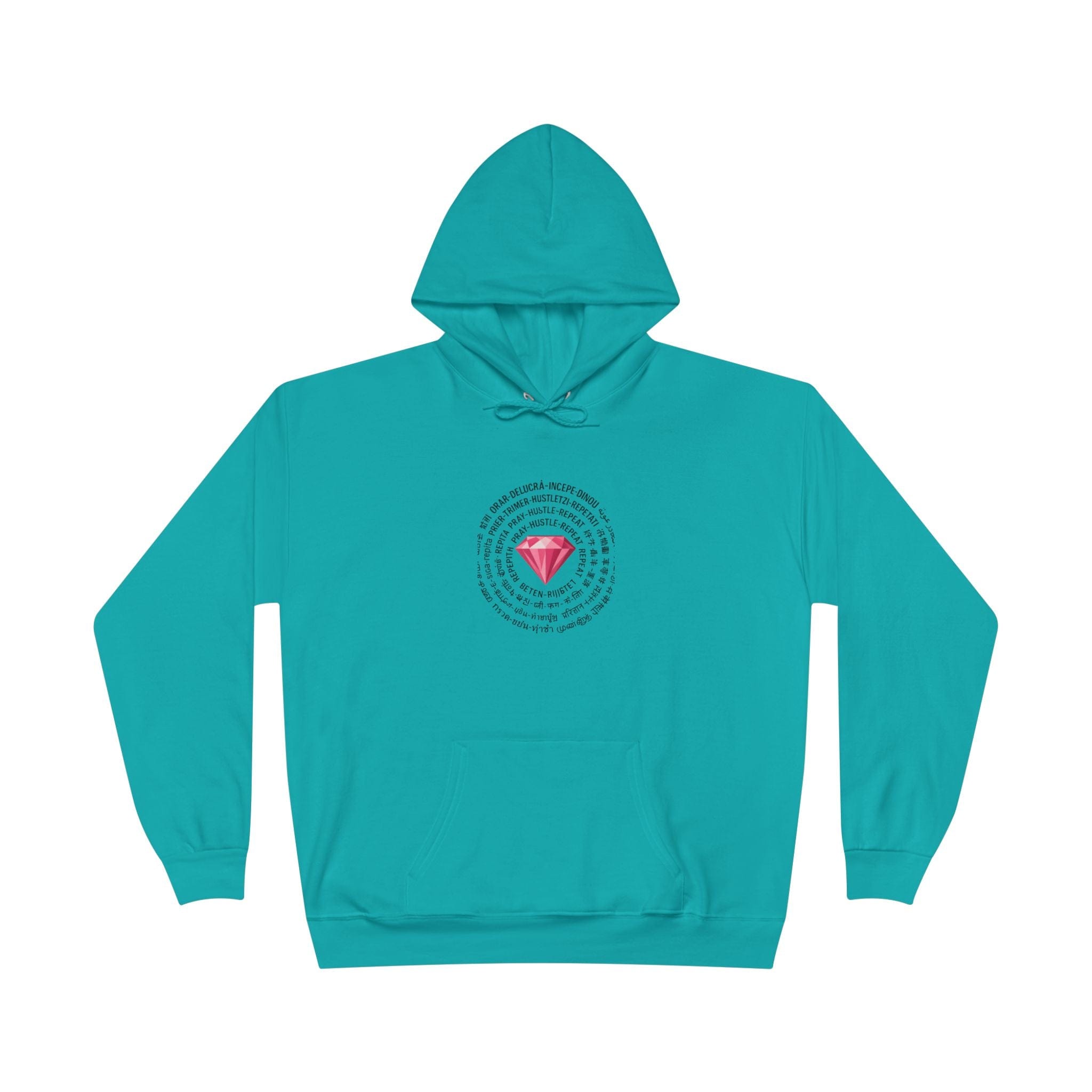 JKFstylez Hoodie Athletic Teal / S Unisex Pray Hustle Repeat Hoodie