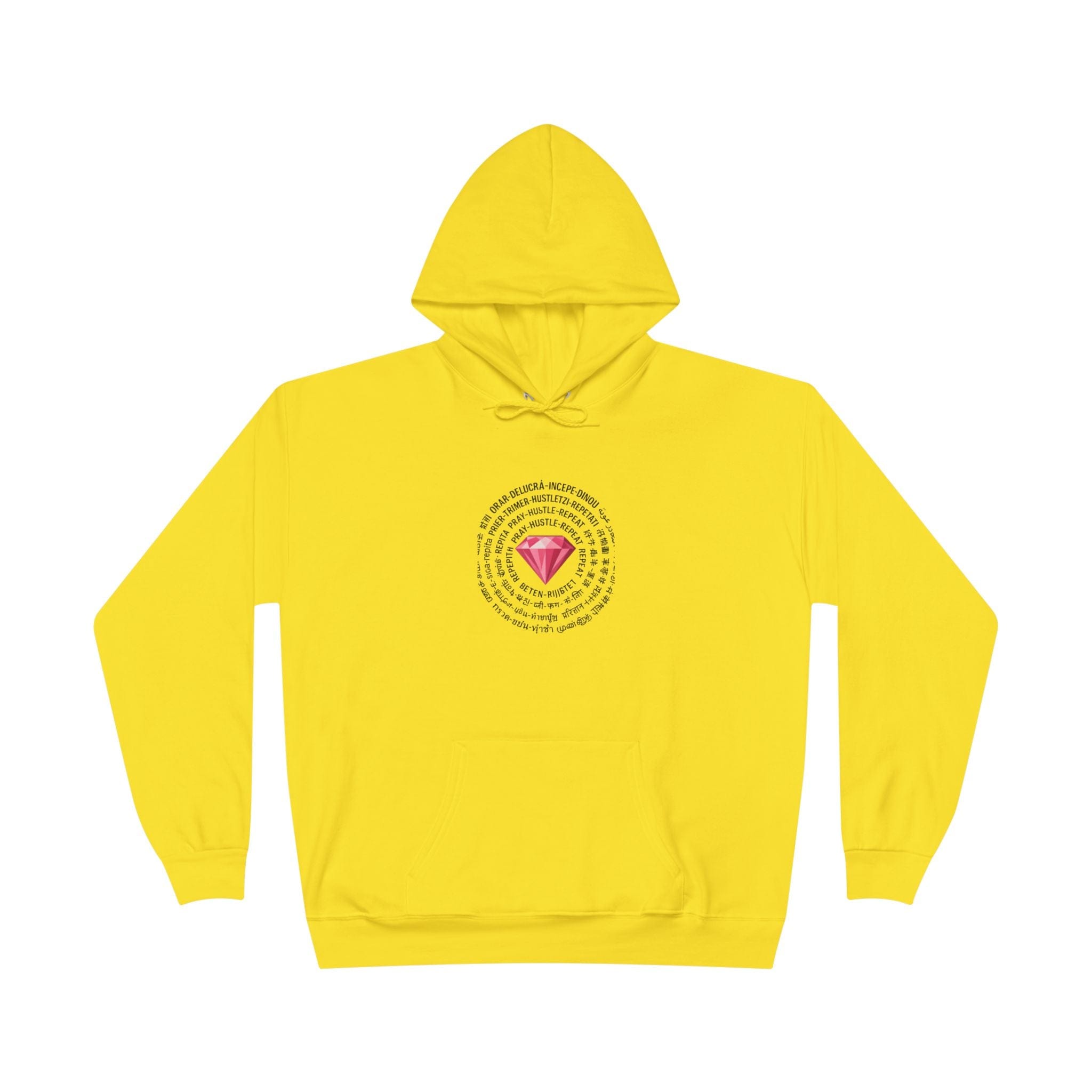 JKFstylez Hoodie Athletic Yellow / S Unisex Pray Hustle Repeat Hoodie