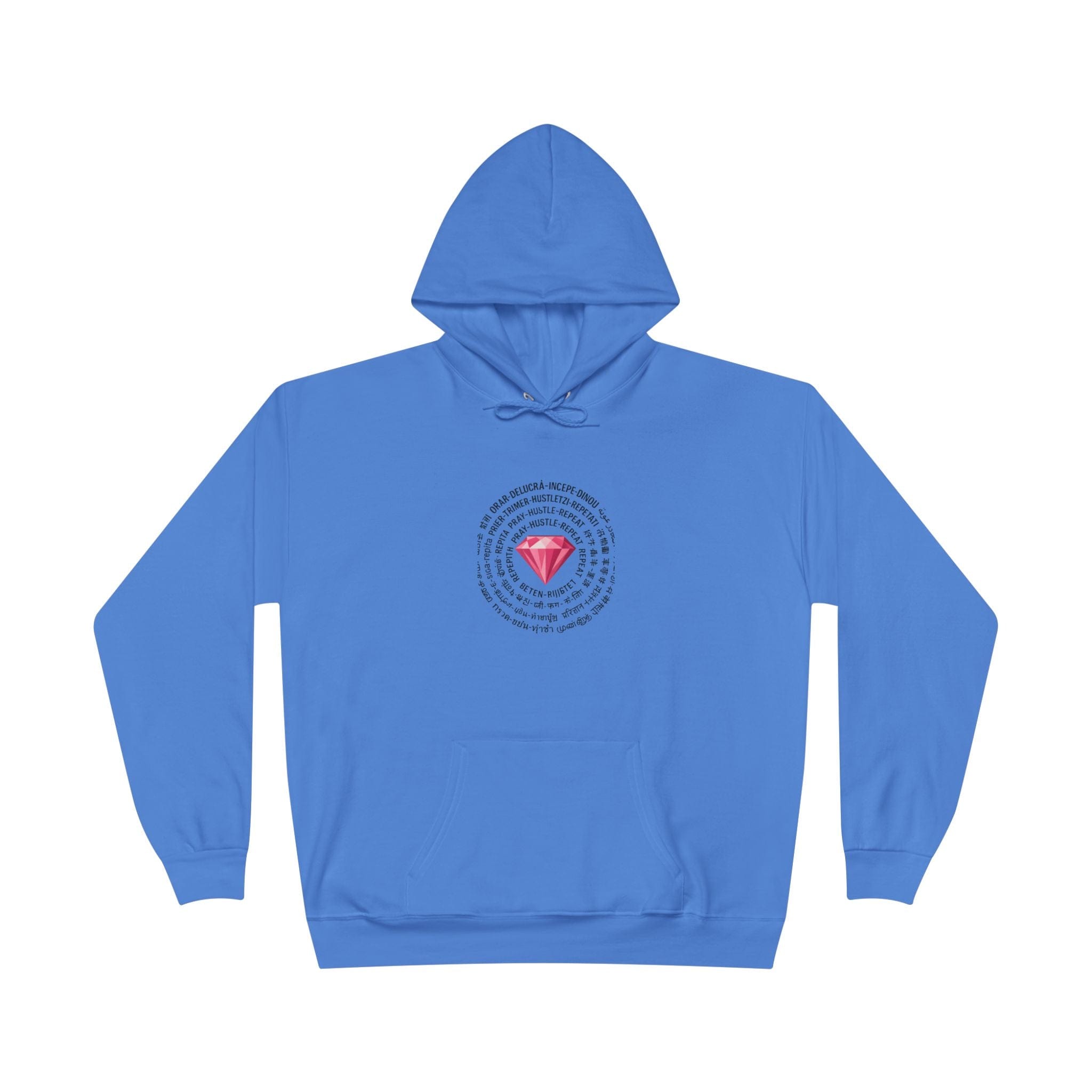 JKFstylez Hoodie Carolina Blue / S Unisex Pray Hustle Repeat Hoodie