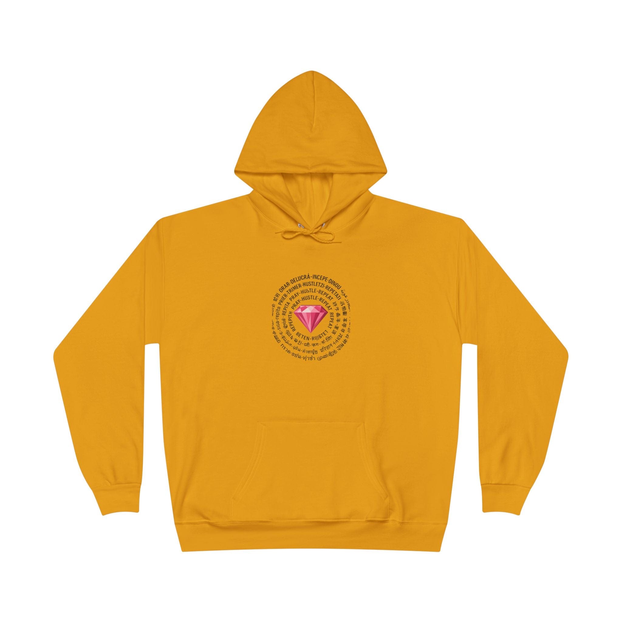 JKFstylez Hoodie Gold / 2XL Unisex Pray Hustle Repeat Hoodie