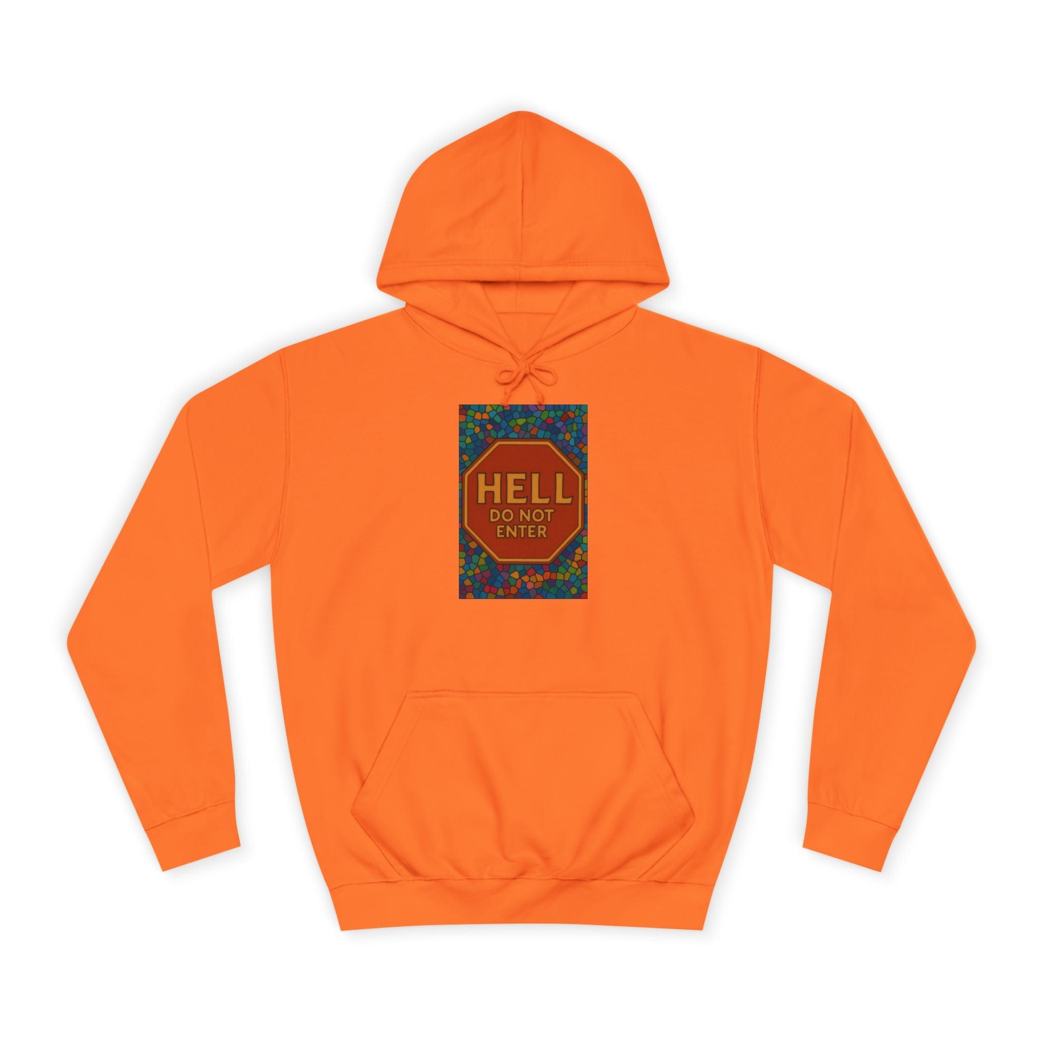 JKFstylez Hoodie Orange Crush / S Unisex 'Hell Do Not Enter' Hoodie