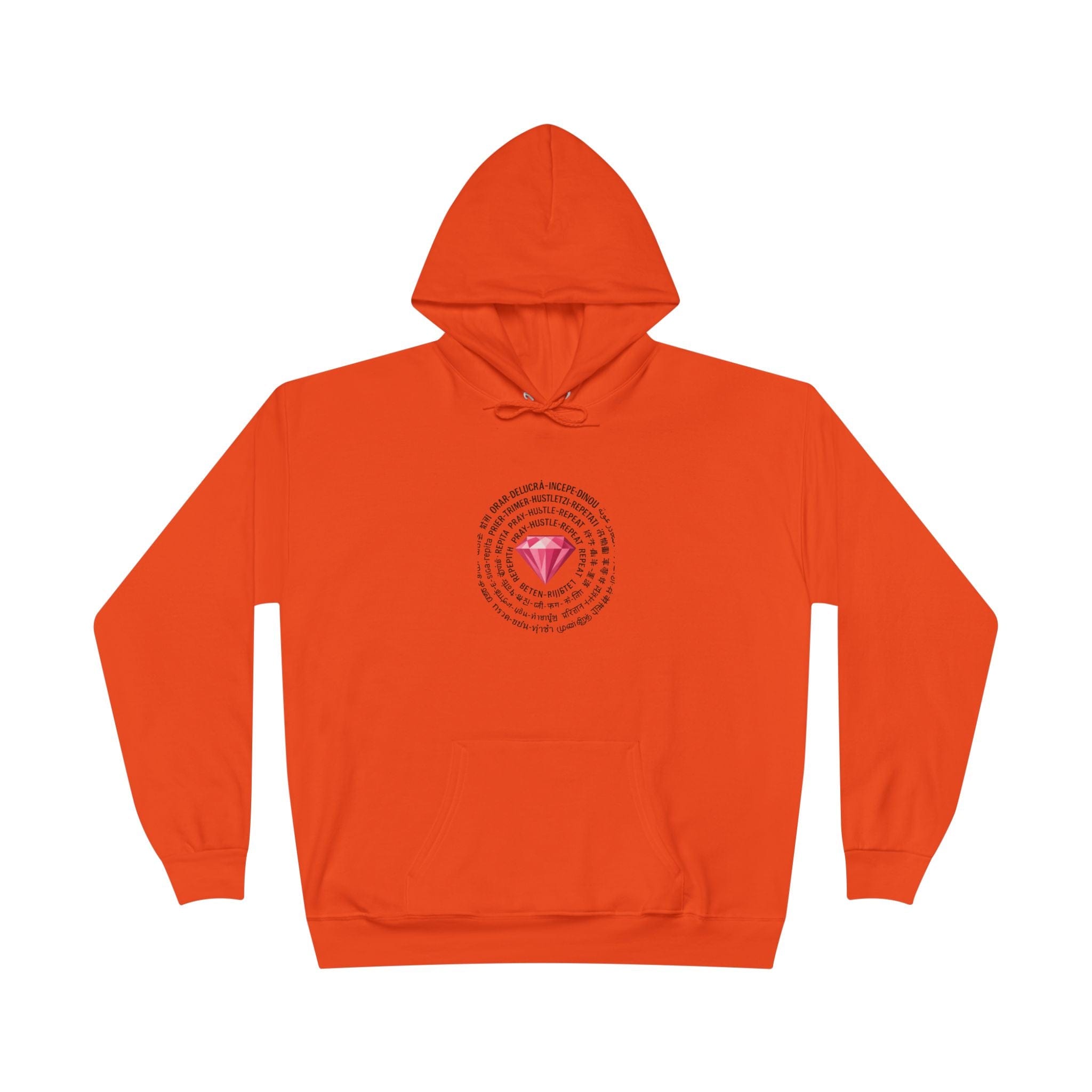 JKFstylez Hoodie Orange / S Unisex Pray Hustle Repeat Hoodie