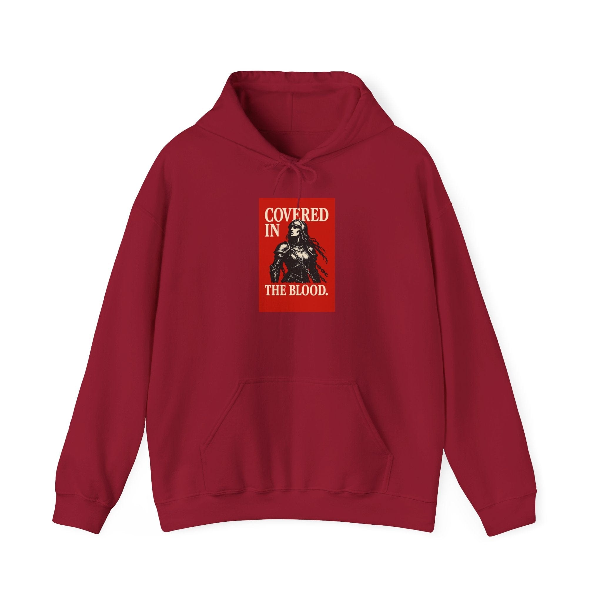 JKFstylez Hoodie S / Cardinal Red Covered in the Blood Hoodie
