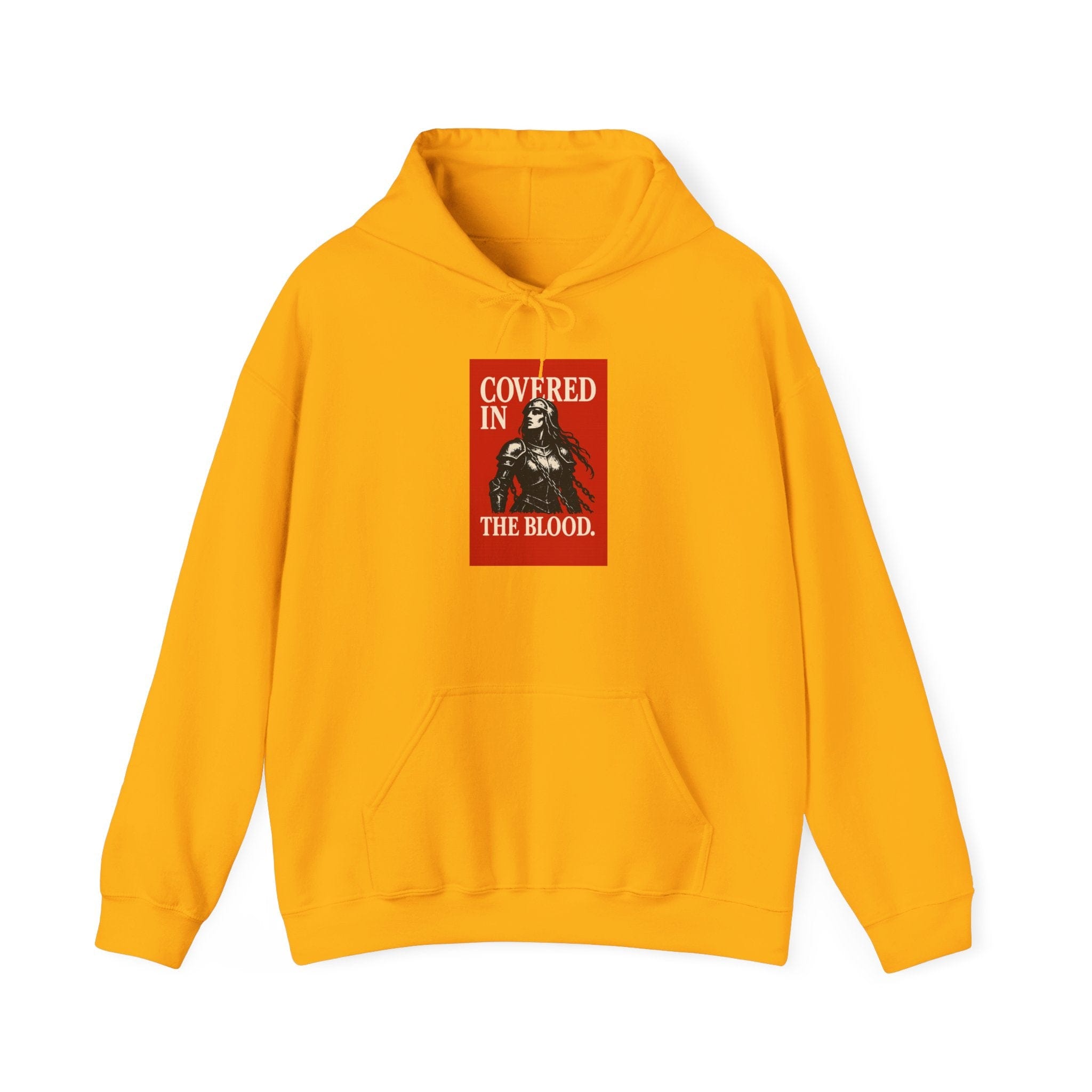 JKFstylez Hoodie S / Gold Covered in the Blood Hoodie