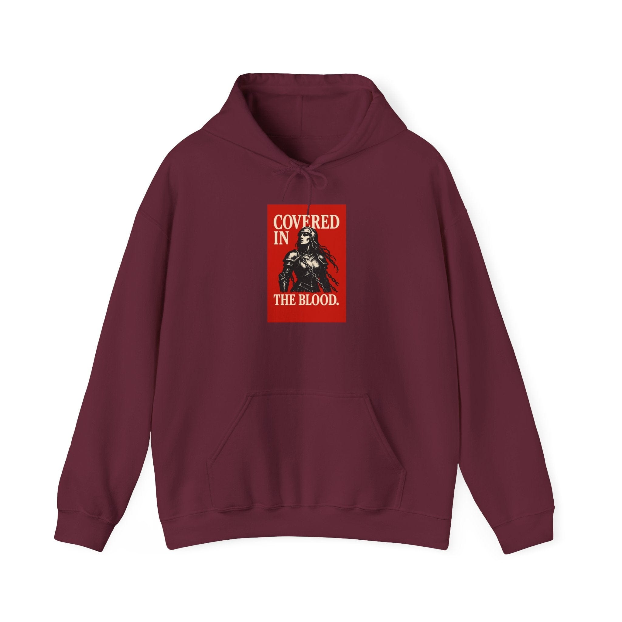 JKFstylez Hoodie S / Maroon Covered in the Blood Hoodie