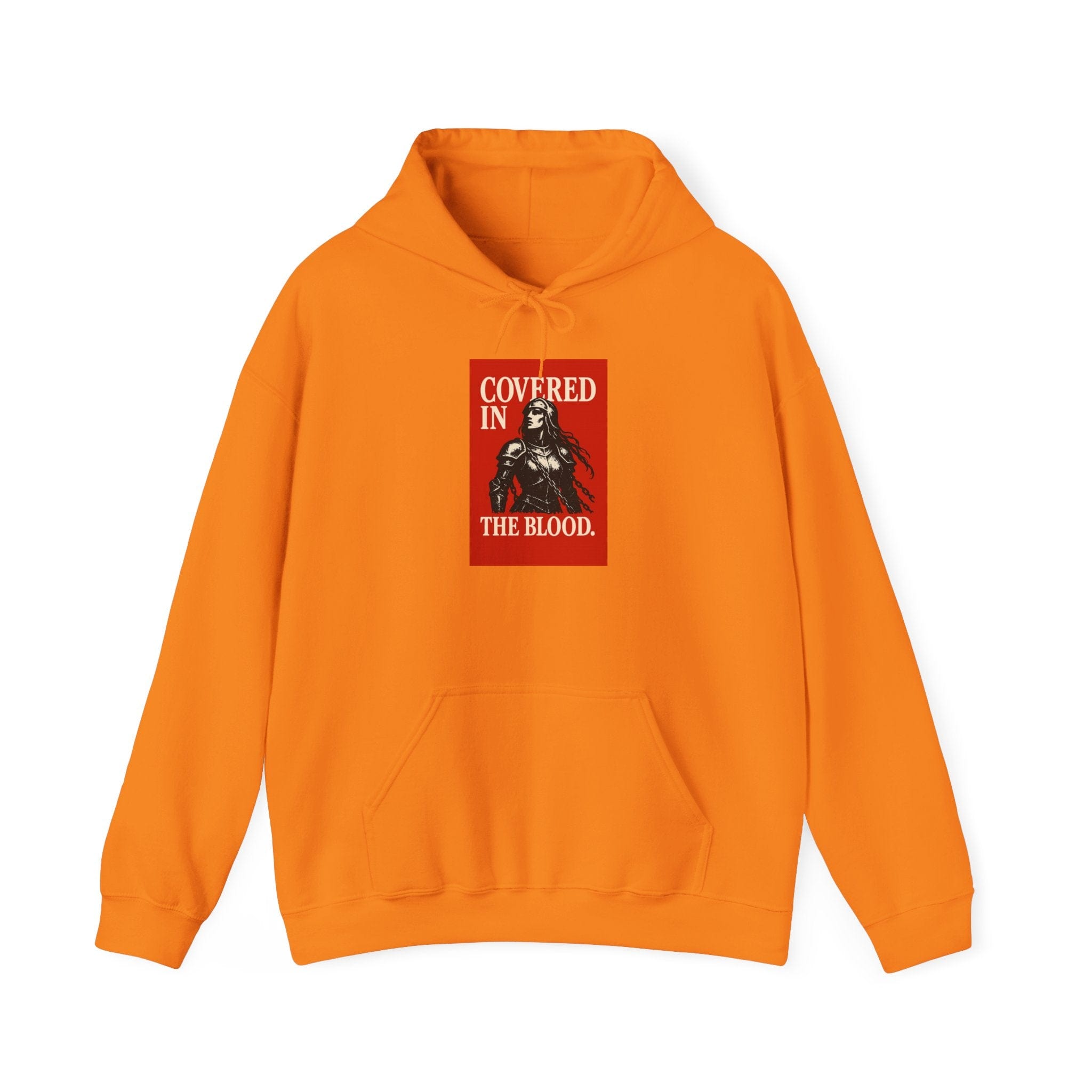 JKFstylez Hoodie S / Safety Orange Covered in the Blood Hoodie
