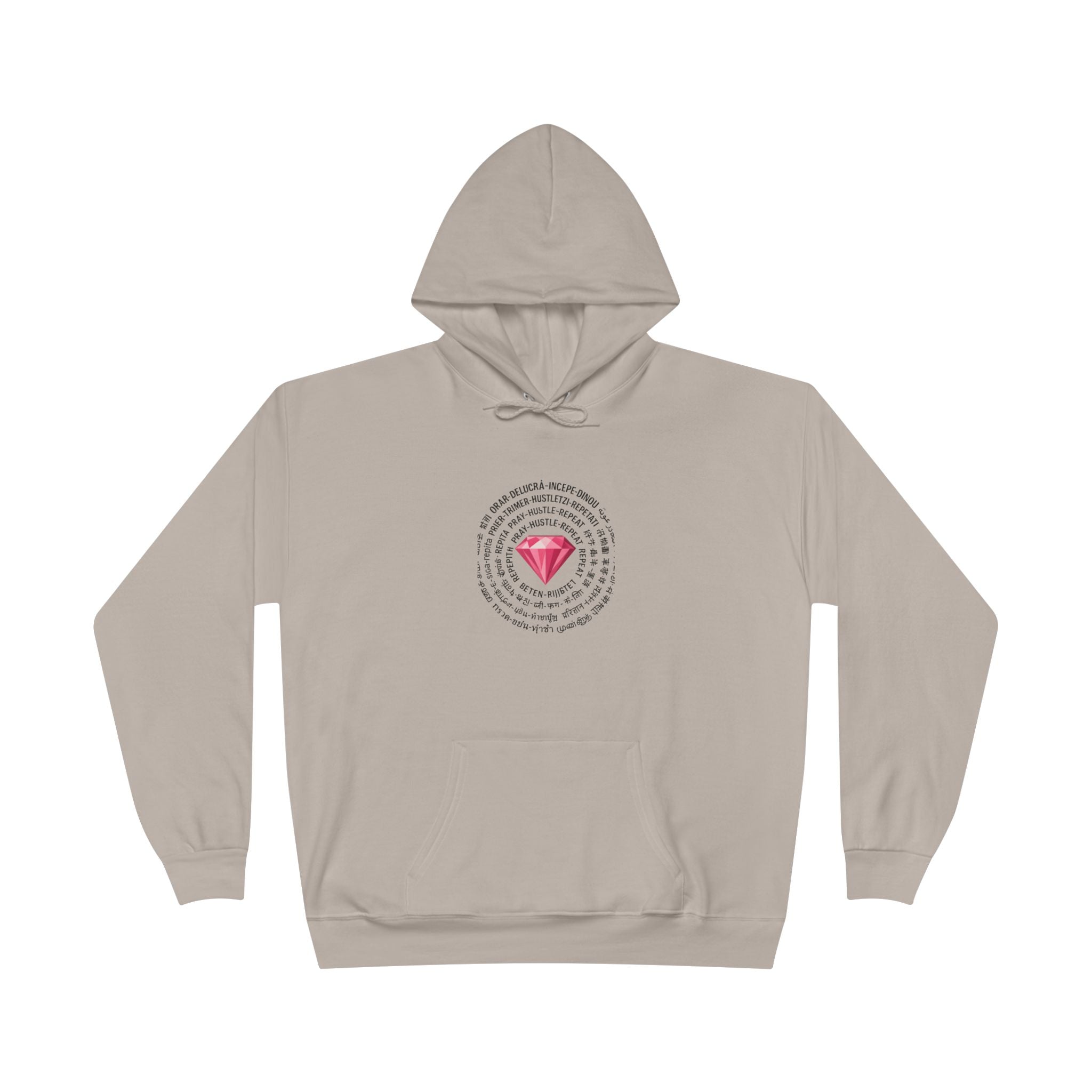 JKFstylez Hoodie Sand / S Unisex Pray Hustle Repeat Hoodie