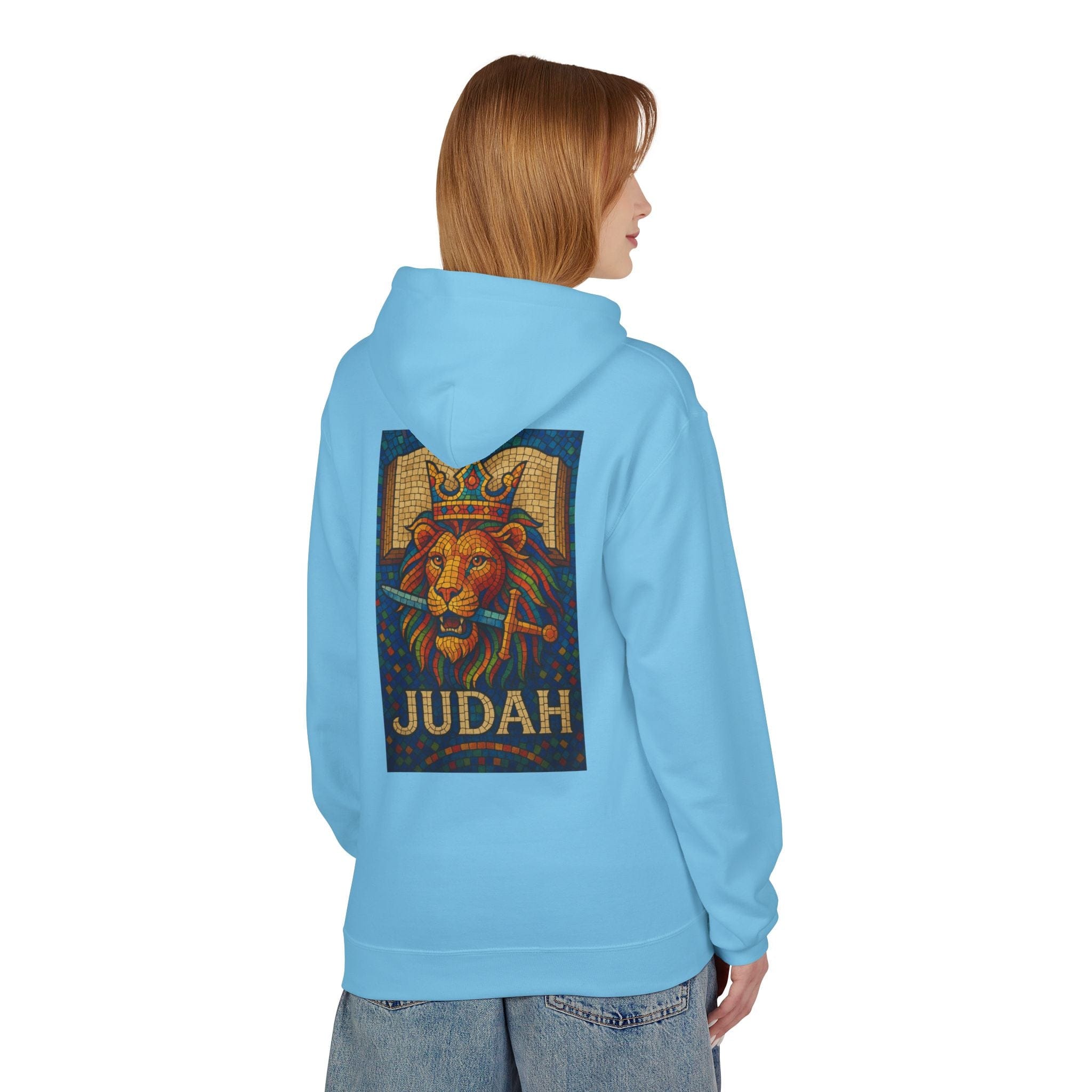 JKFstylez Hoodie Unisex Judah Lion Fleece Hoodie