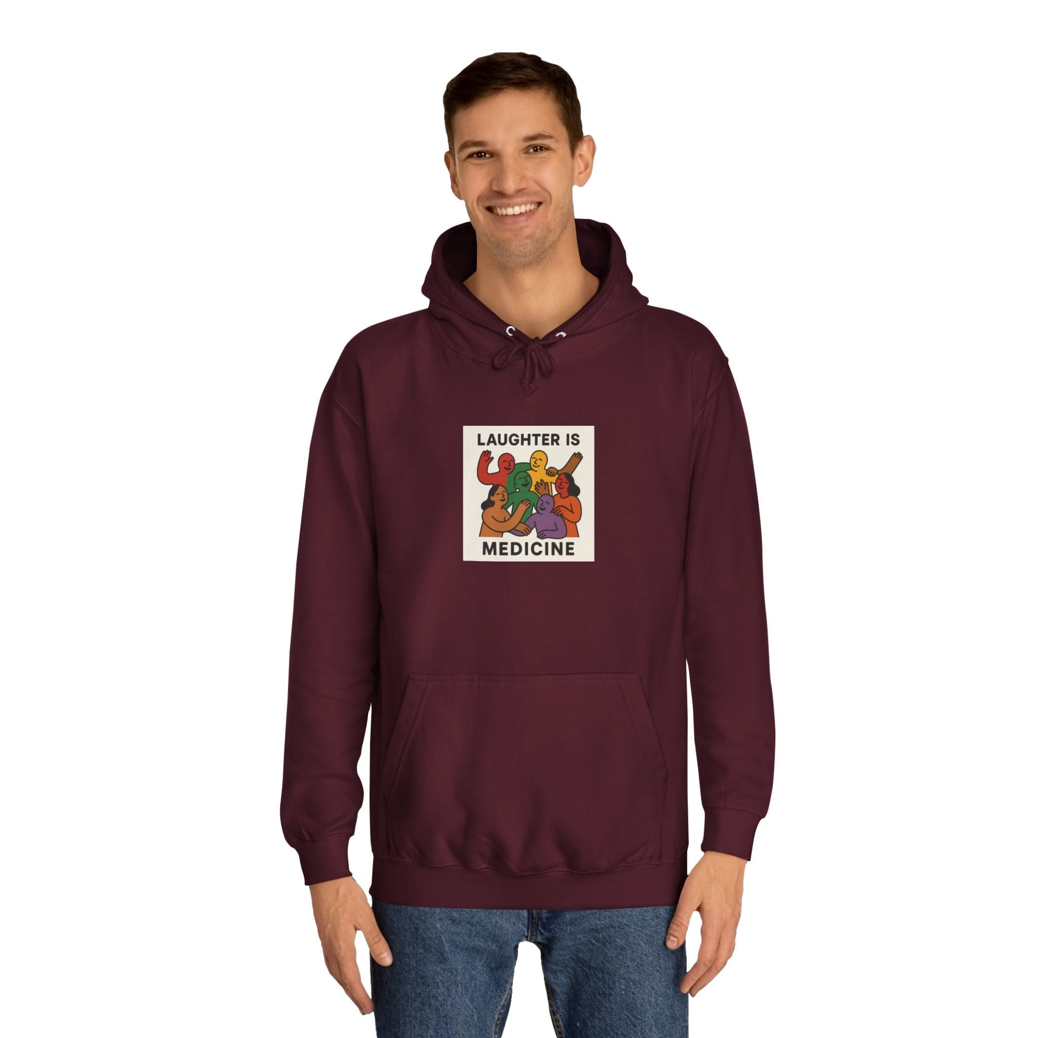 JKFstylez Hoodie Unisex Laughter is Medicine Hoodie