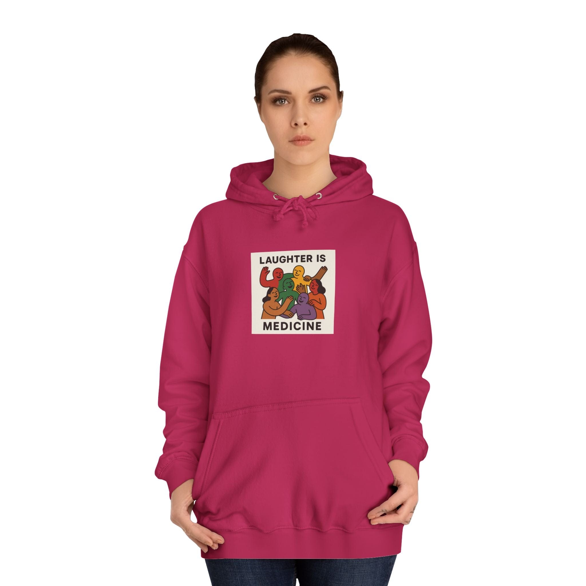 JKFstylez Hoodie Unisex Laughter is Medicine Hoodie
