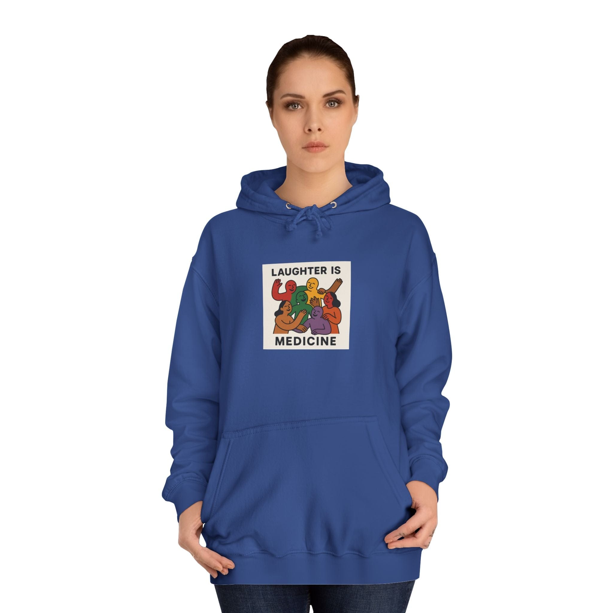 JKFstylez Hoodie Unisex Laughter is Medicine Hoodie