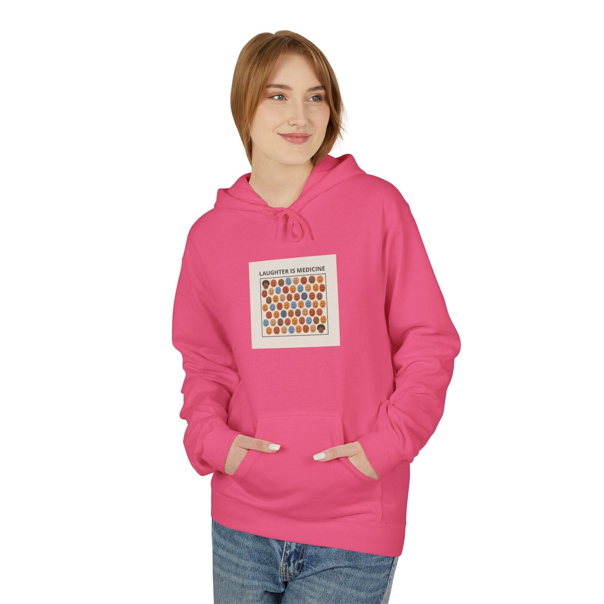 JKFstylez Hoodie Unisex Laughter is Medicine Hoodie