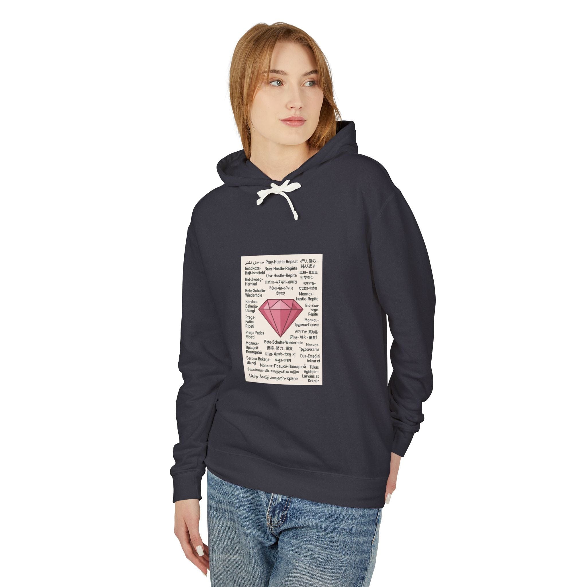 JKFstylez Hoodie Unisex Pray Hustle Repeat Hooded Sweatshirt
