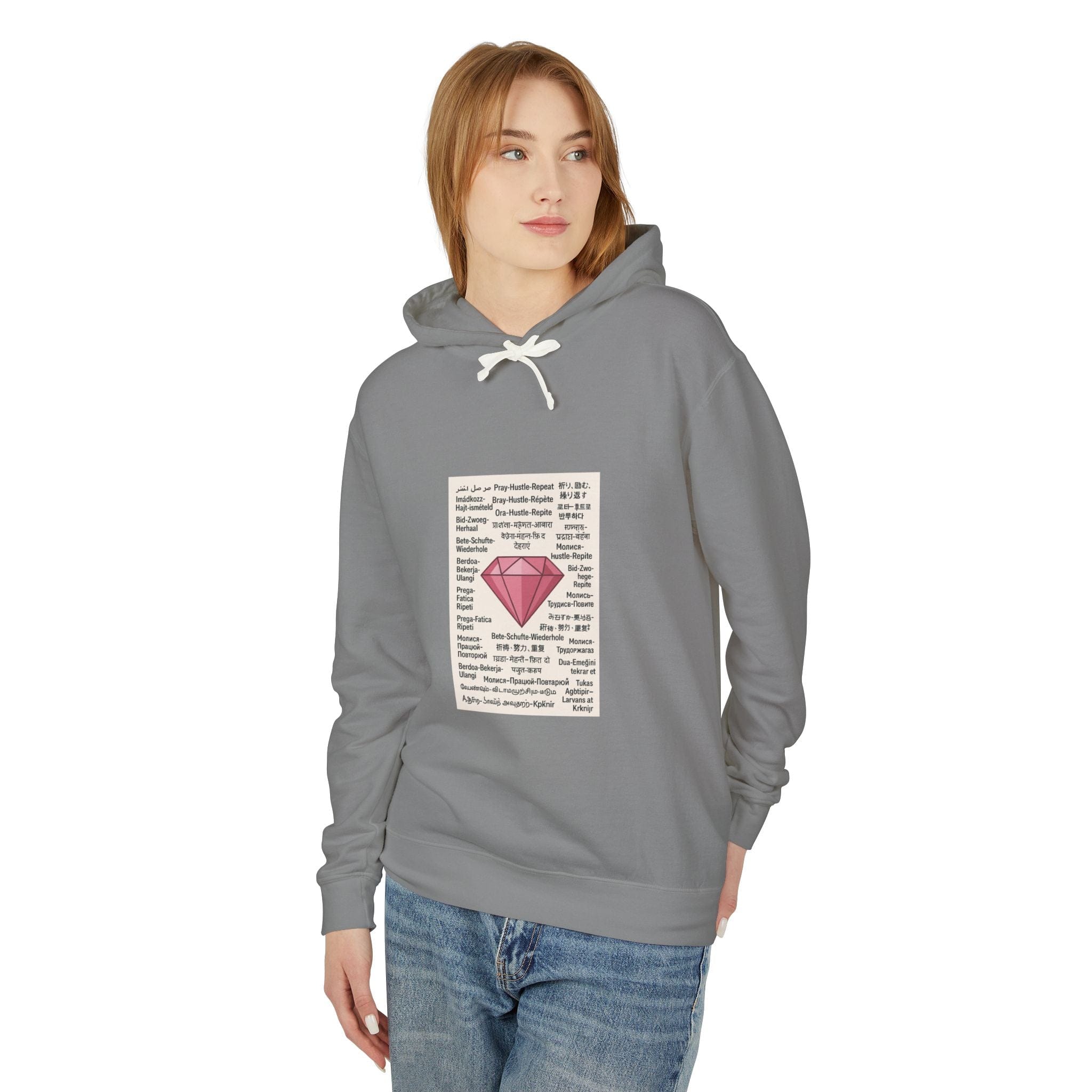JKFstylez Hoodie Unisex Pray Hustle Repeat Hooded Sweatshirt