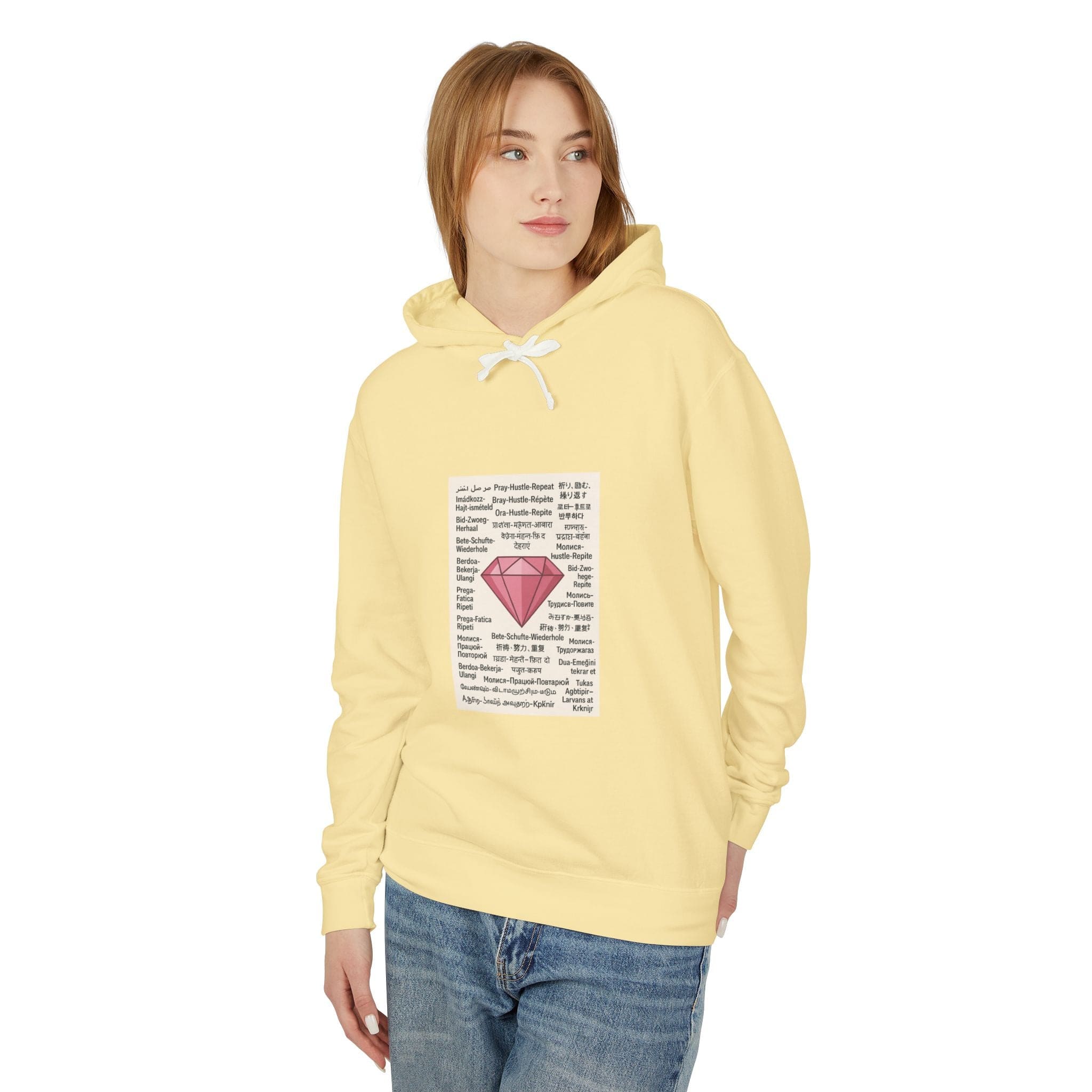 JKFstylez Hoodie Unisex Pray Hustle Repeat Hooded Sweatshirt
