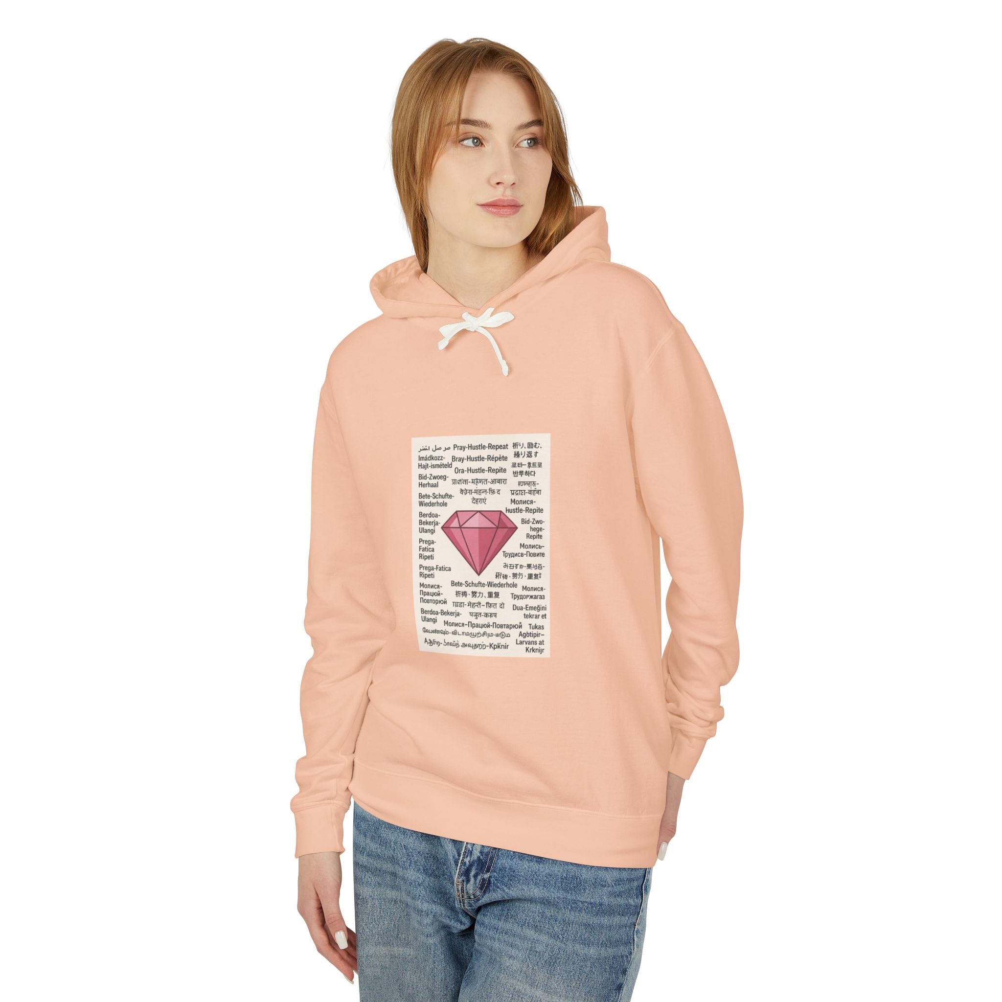 JKFstylez Hoodie Unisex Pray Hustle Repeat Hooded Sweatshirt