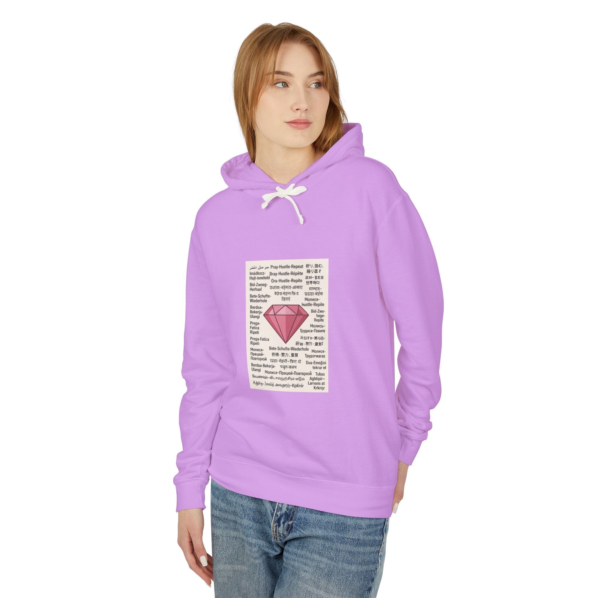 JKFstylez Hoodie Unisex Pray Hustle Repeat Hooded Sweatshirt