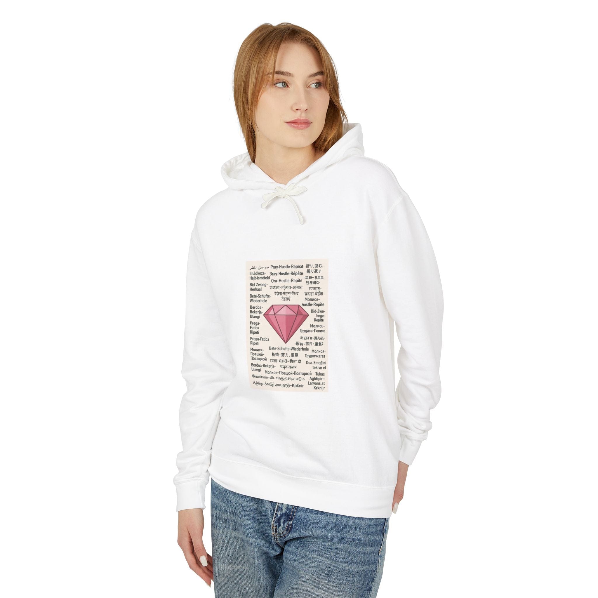 JKFstylez Hoodie Unisex Pray Hustle Repeat Hooded Sweatshirt