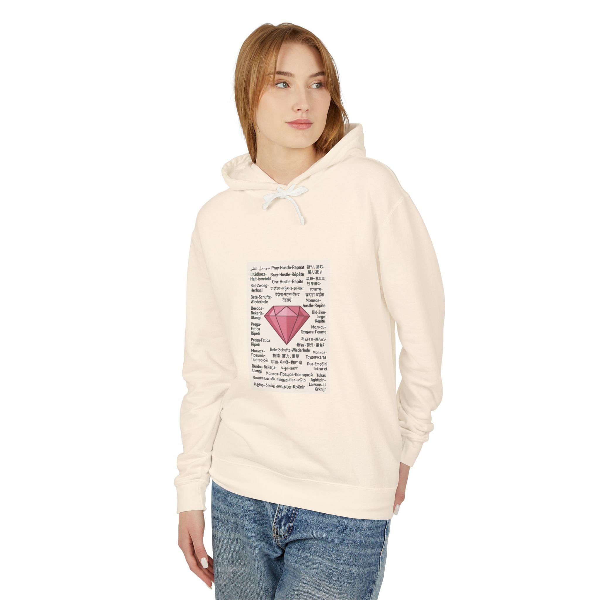 JKFstylez Hoodie Unisex Pray Hustle Repeat Hooded Sweatshirt