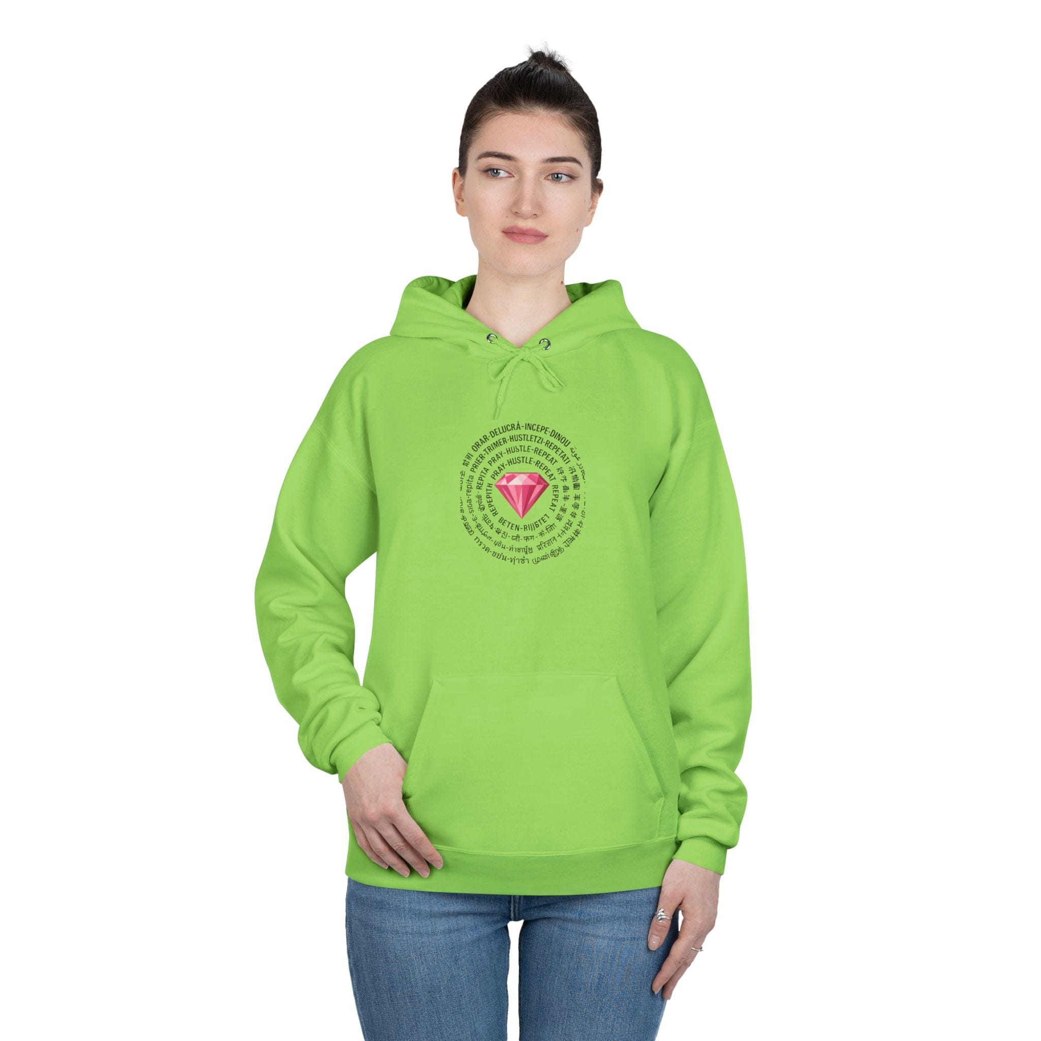 JKFstylez Hoodie Unisex Pray Hustle Repeat Hoodie
