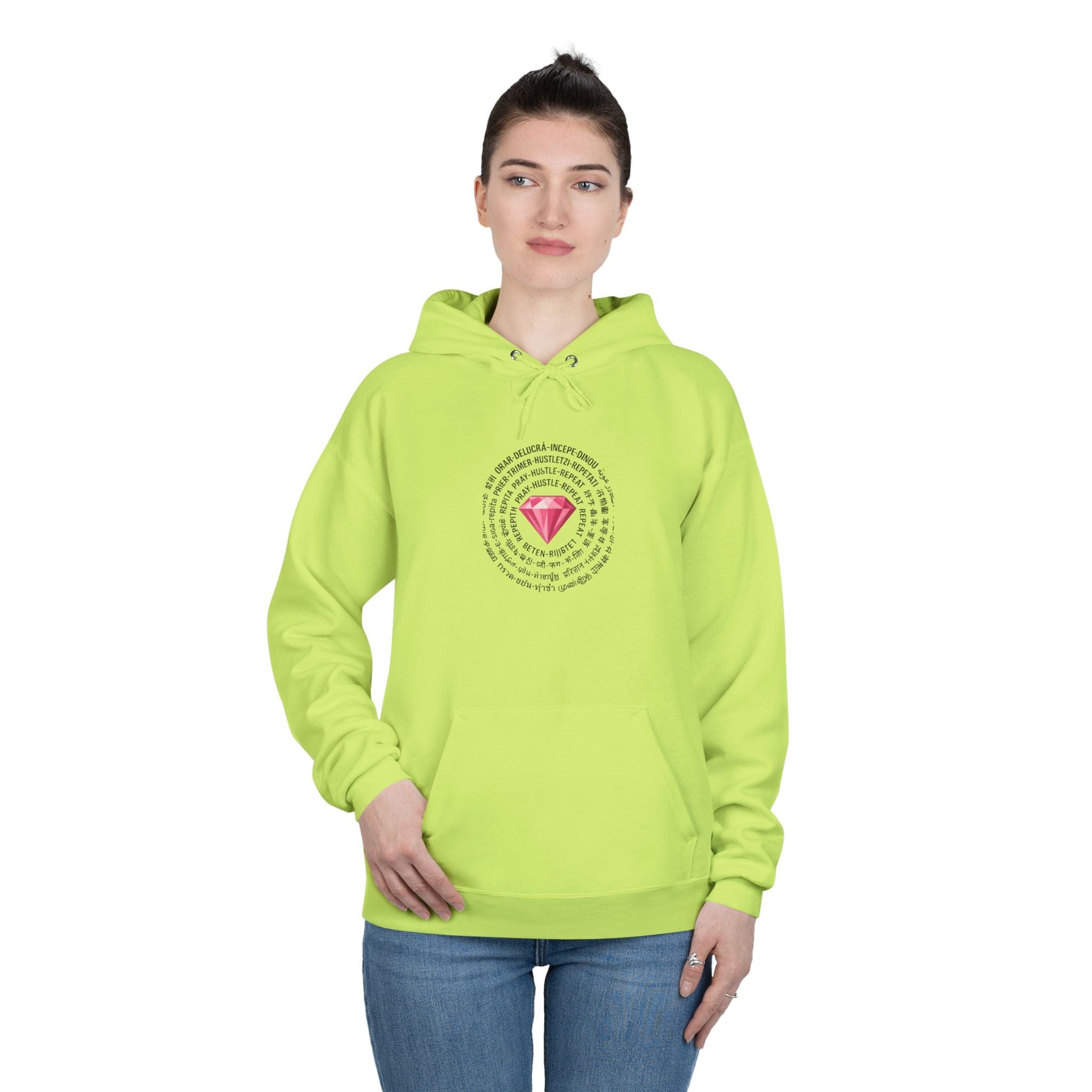 JKFstylez Hoodie Unisex Pray Hustle Repeat Hoodie