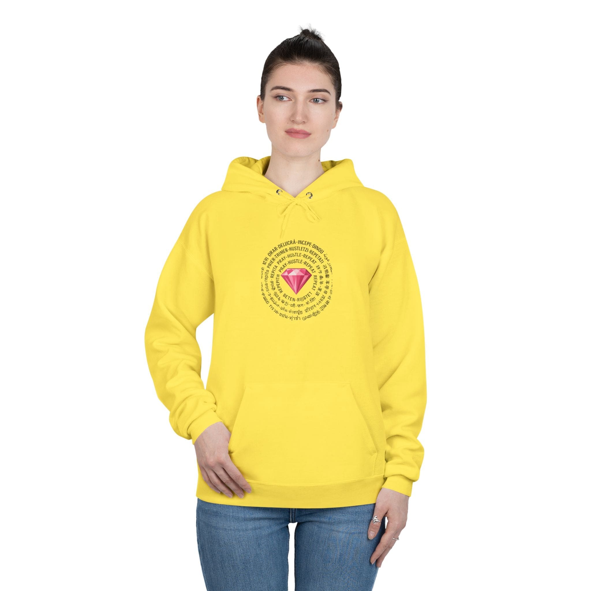 JKFstylez Hoodie Unisex Pray Hustle Repeat Hoodie