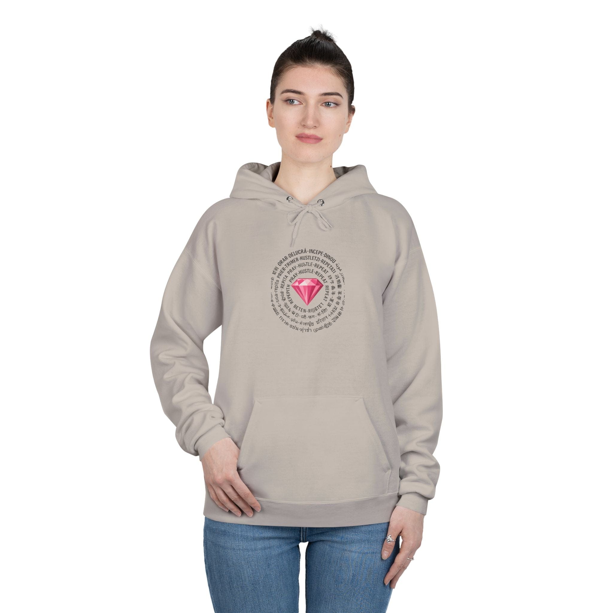 JKFstylez Hoodie Unisex Pray Hustle Repeat Hoodie