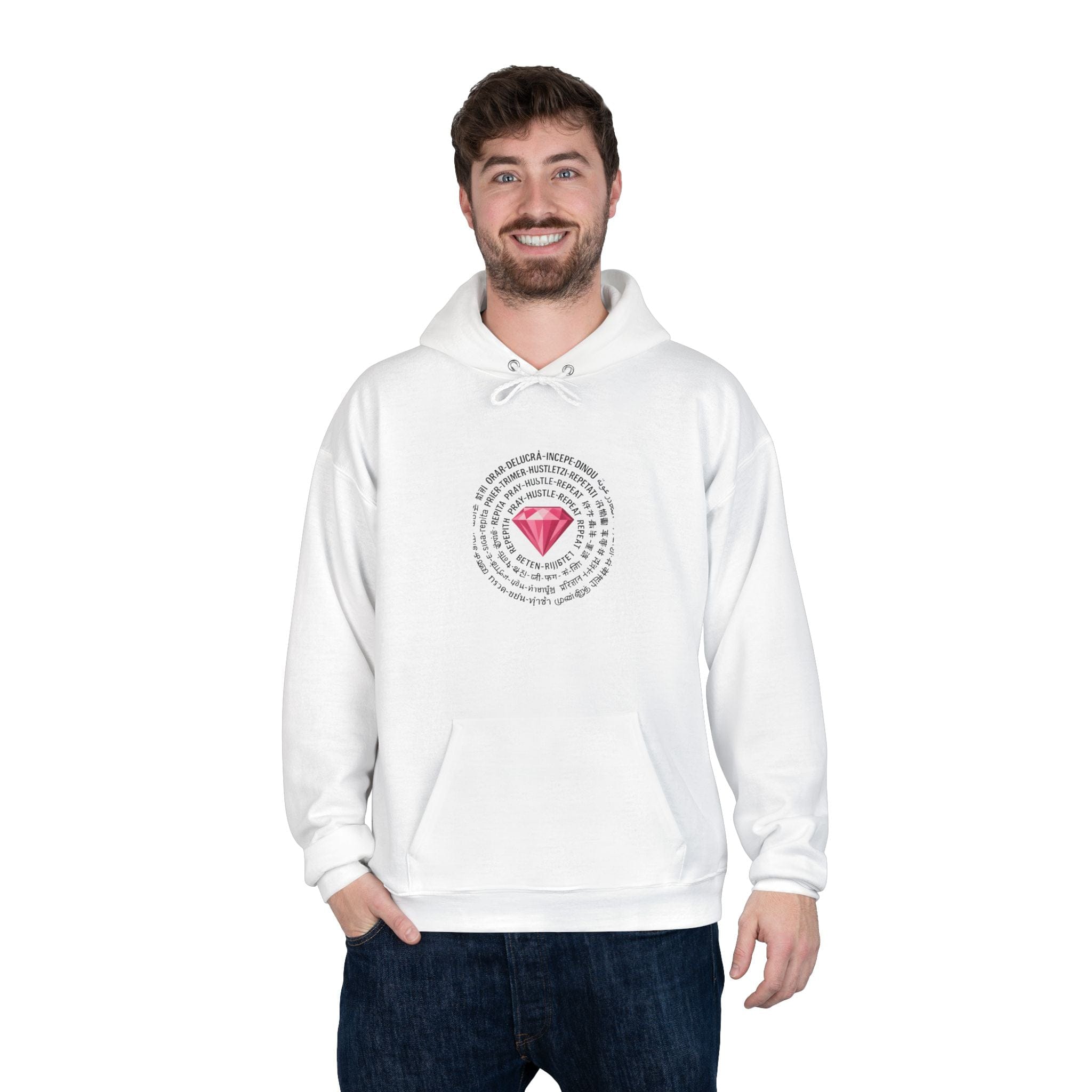 JKFstylez Hoodie Unisex Pray Hustle Repeat Hoodie