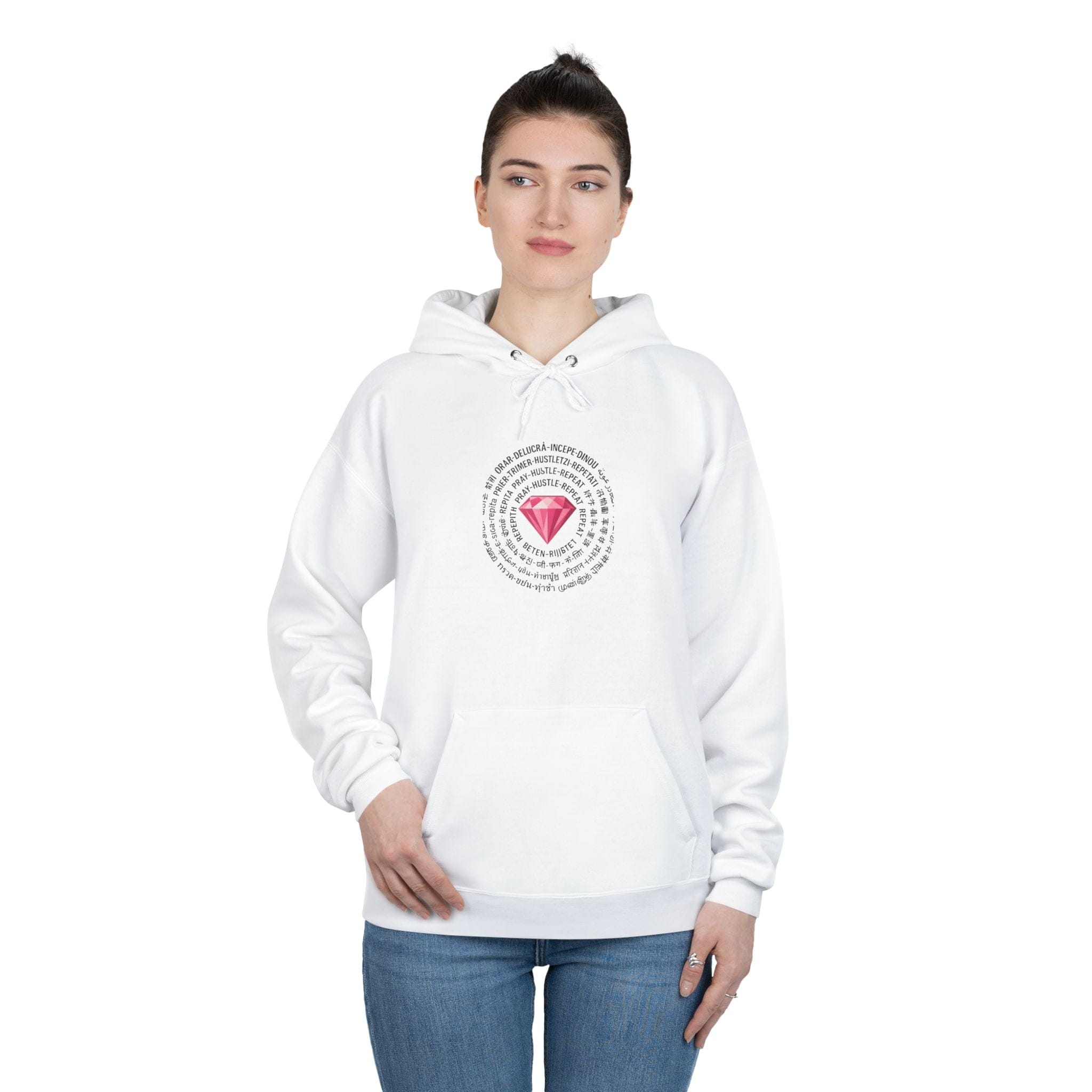JKFstylez Hoodie Unisex Pray Hustle Repeat Hoodie