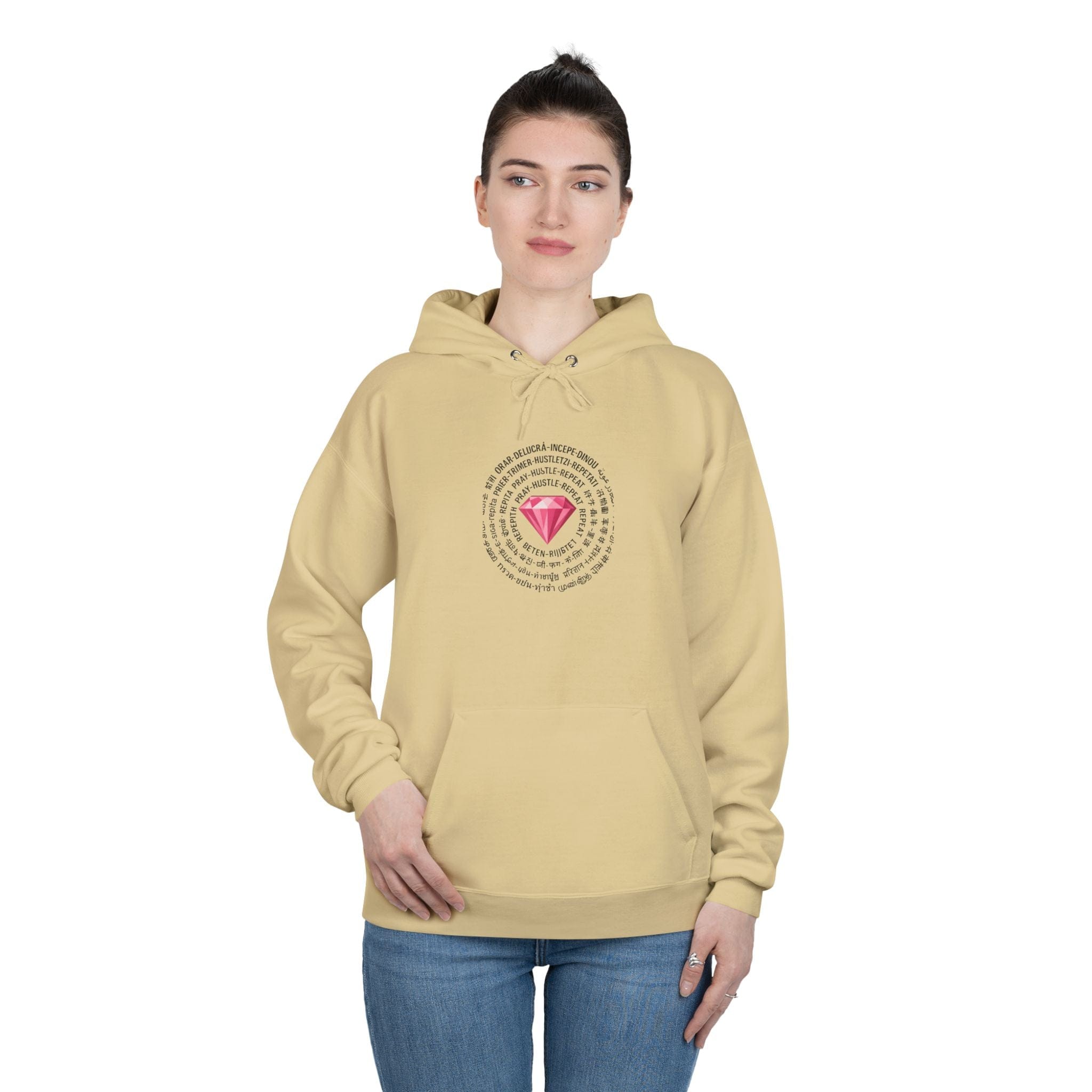 JKFstylez Hoodie Unisex Pray Hustle Repeat Hoodie