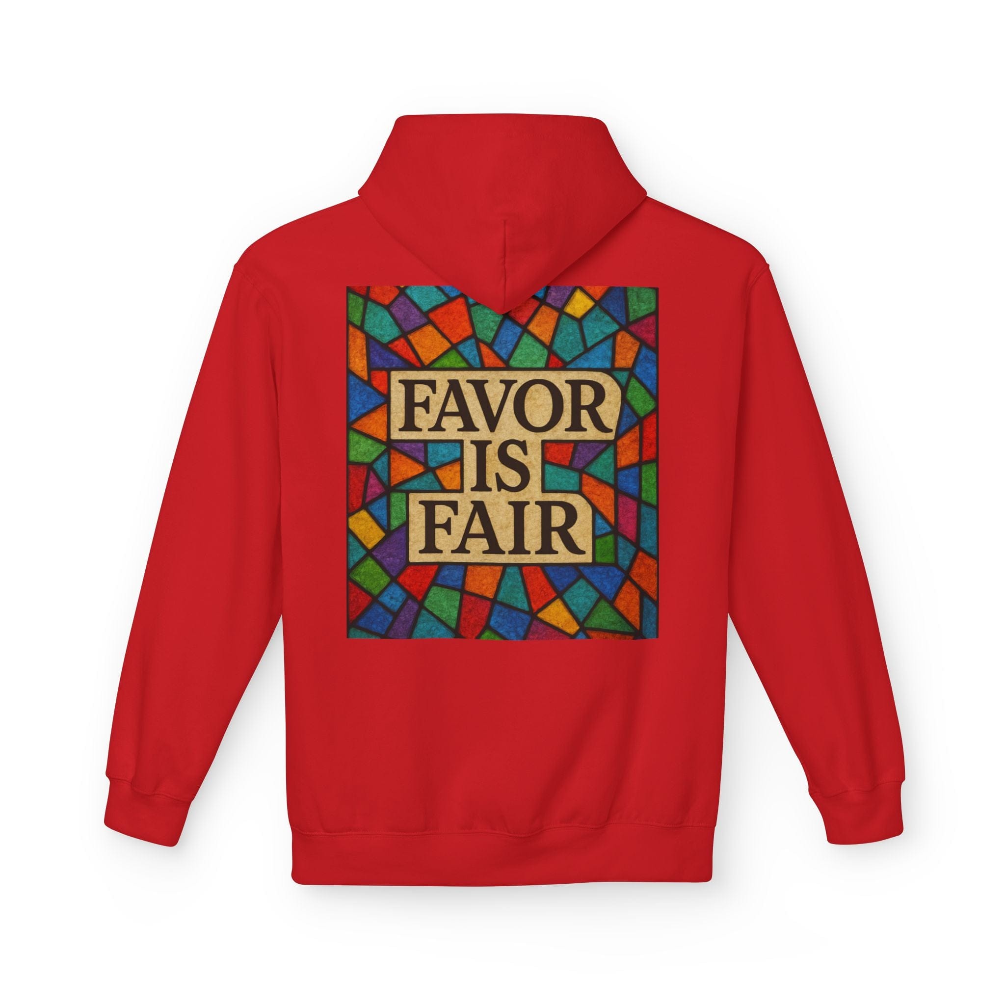 JKFstylez Hoodie Unisex Stained Glass Favor Is Fair Hoodie, Unisex Fashion Sweatshirt