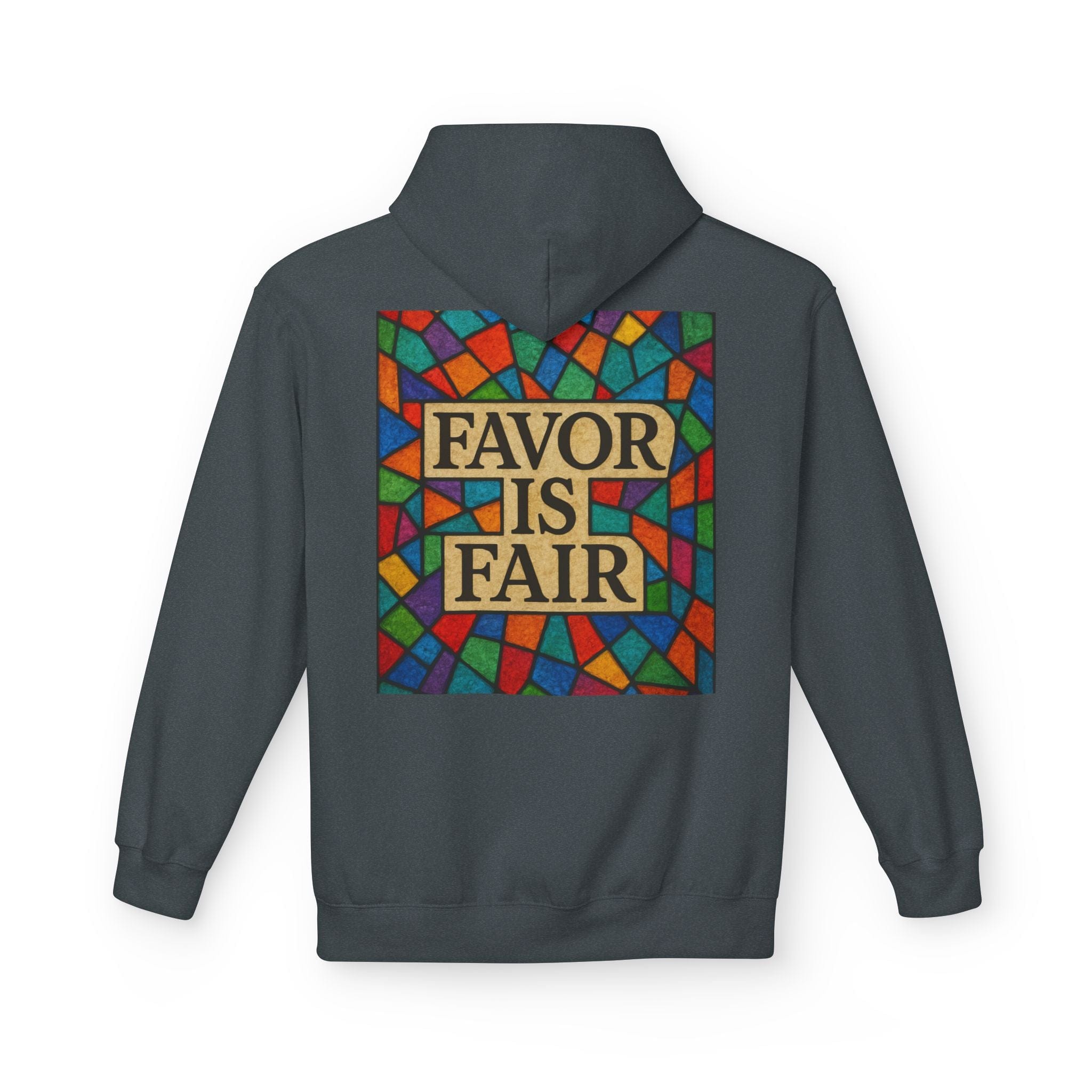 JKFstylez Hoodie United Stained Glass Favor Is Fair Hoodie, Unisex Fashion Sweatshirt