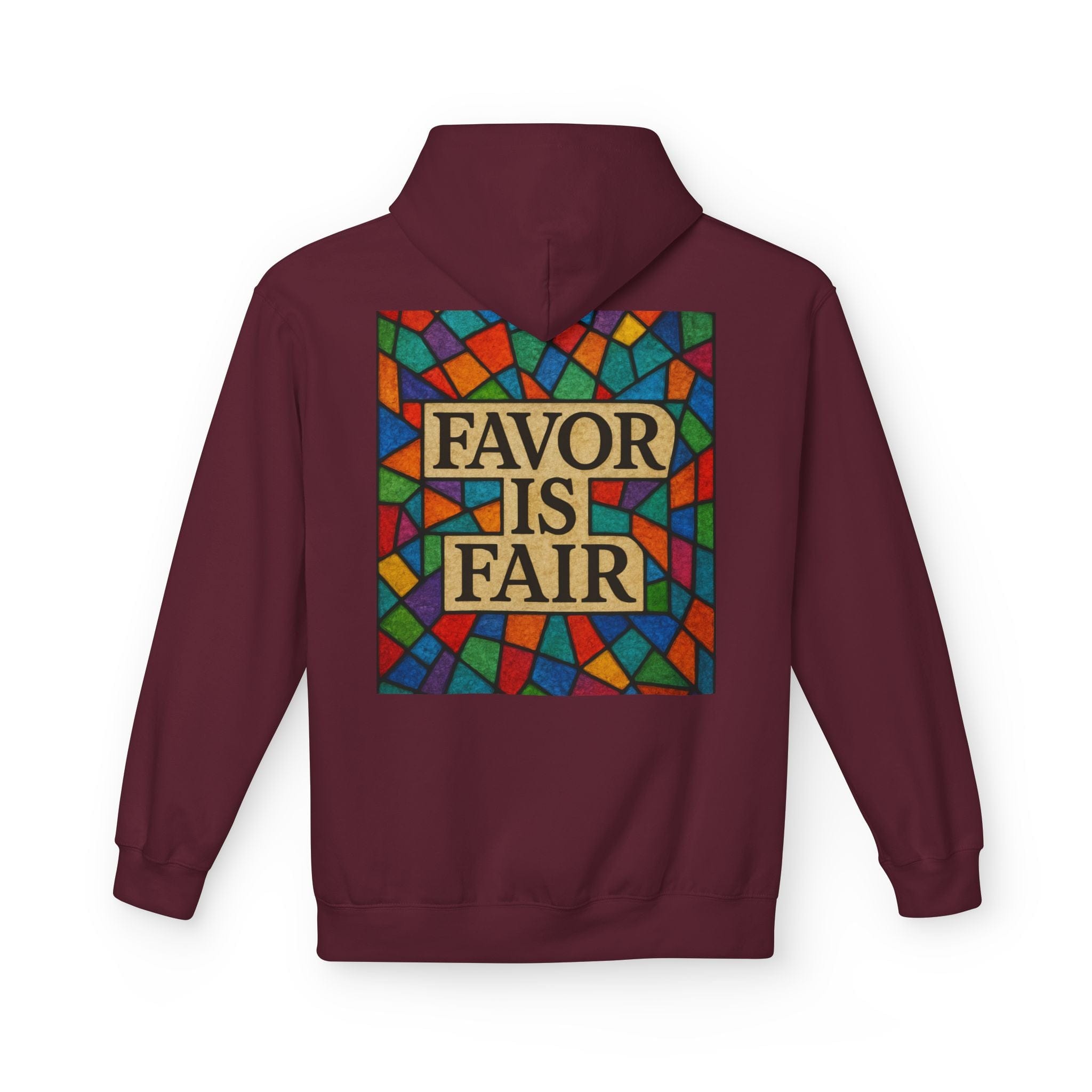 JKFstylez Hoodie United Stained Glass Favor Is Fair Hoodie, Unisex Fashion Sweatshirt