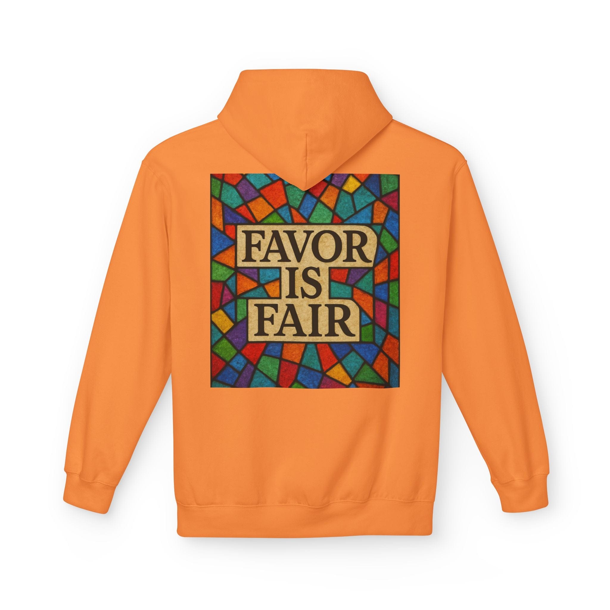 JKFstylez Hoodie United Stained Glass Favor Is Fair Hoodie, Unisex Fashion Sweatshirt