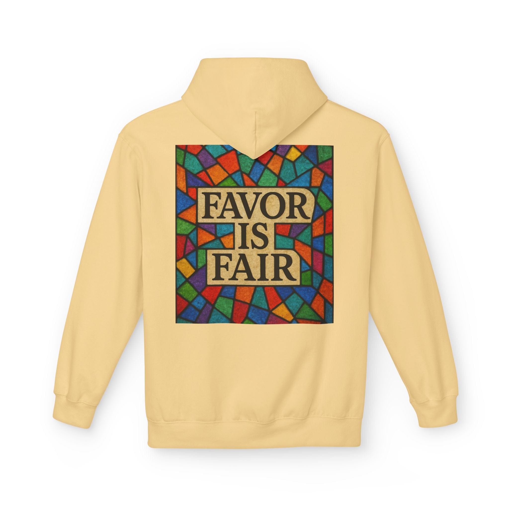 JKFstylez Hoodie United Stained Glass Favor Is Fair Hoodie, Unisex Fashion Sweatshirt
