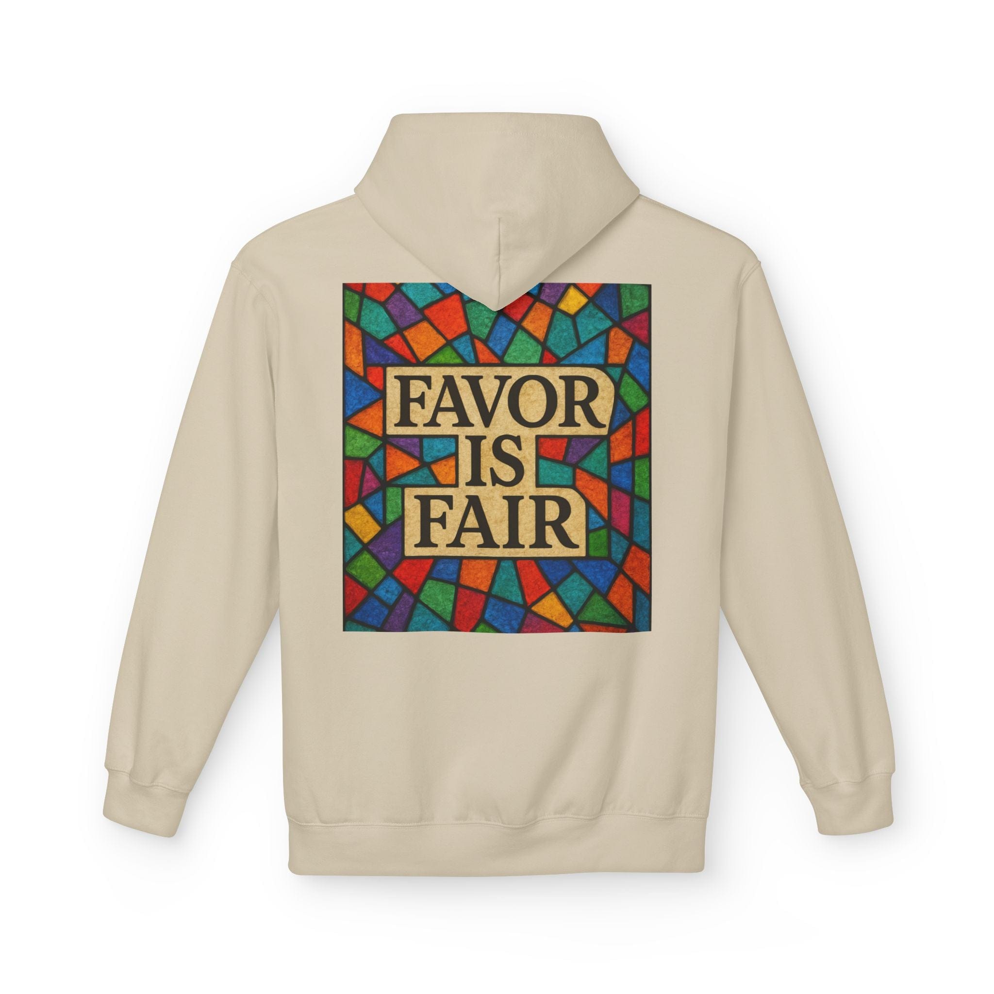 JKFstylez Hoodie United Stained Glass Favor Is Fair Hoodie, Unisex Fashion Sweatshirt