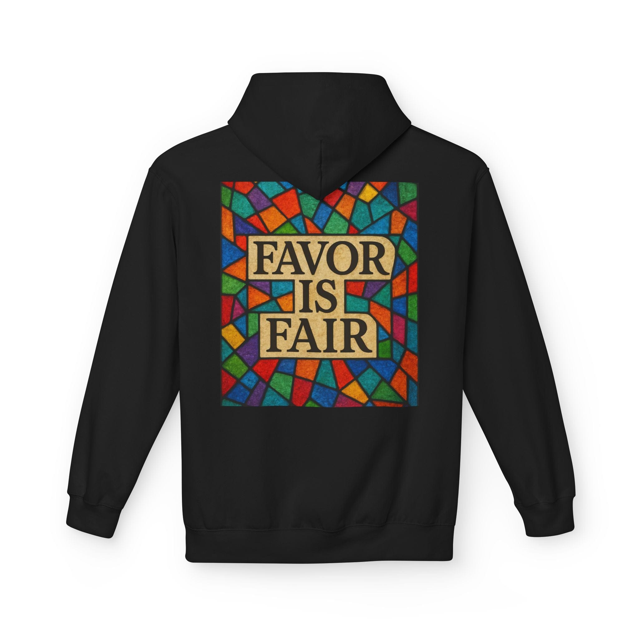 JKFstylez Hoodie United Stained Glass Favor Is Fair Hoodie, Unisex Fashion Sweatshirt