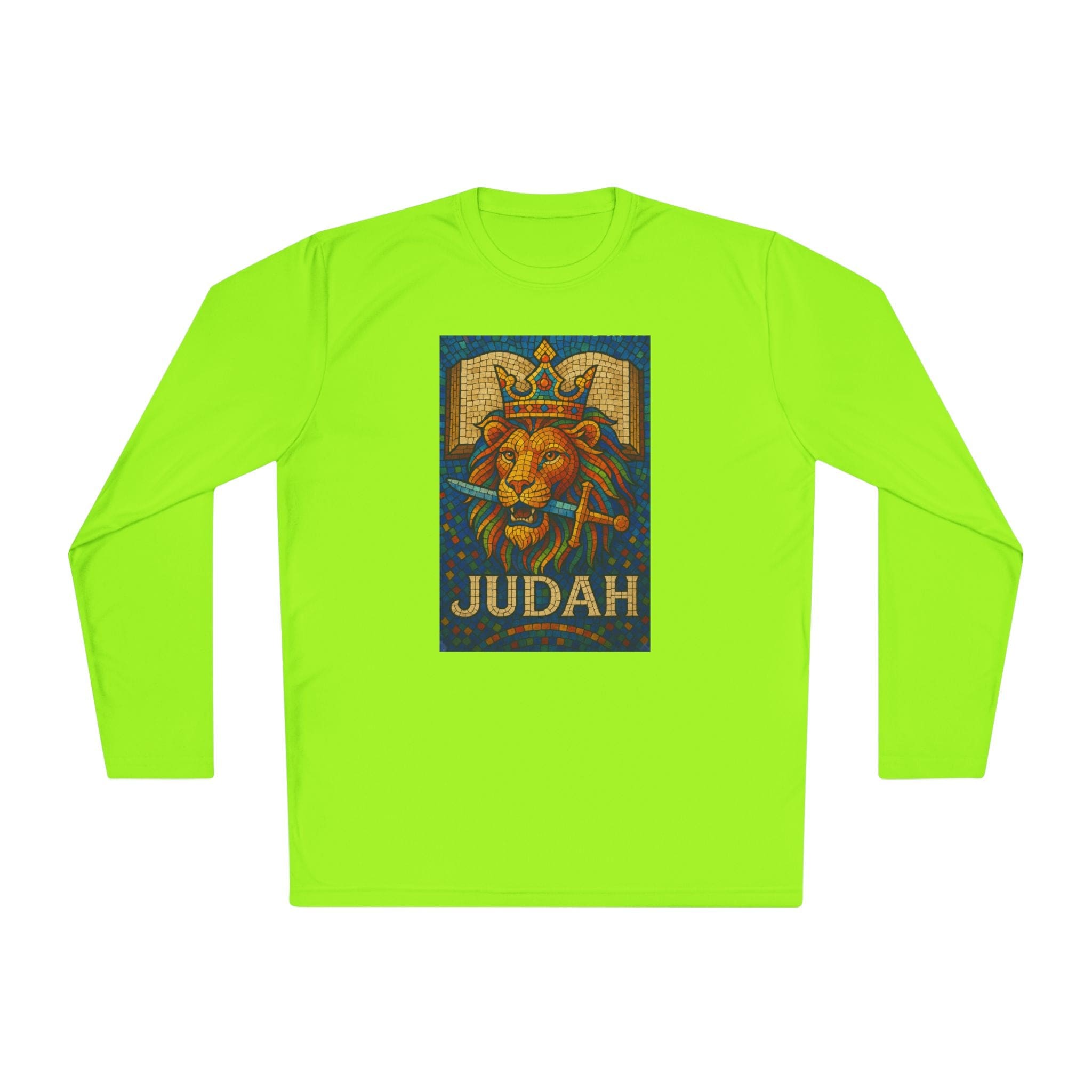 JKFstylez Long-sleeve Lime Shock / XS Unisex Judah Lion Long Sleeve Tee