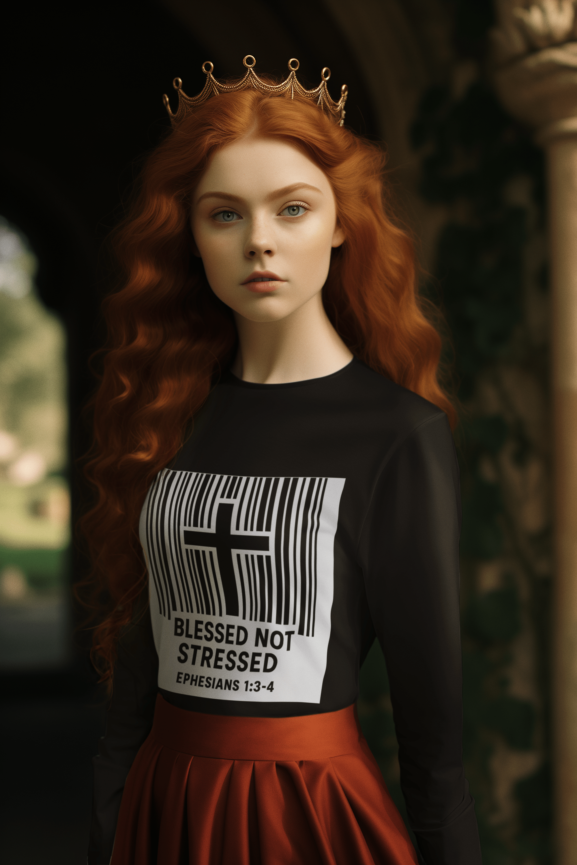 JKFstylez Long-sleeve Unisex Blessed Not Stressed Ultra Cotton Long Sleeve Tee