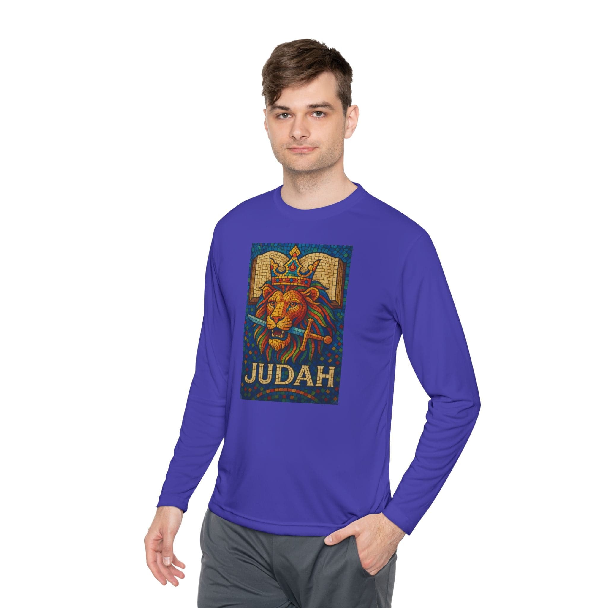 JKFstylez Long-sleeve Unisex Judah Lion Long Sleeve Tee