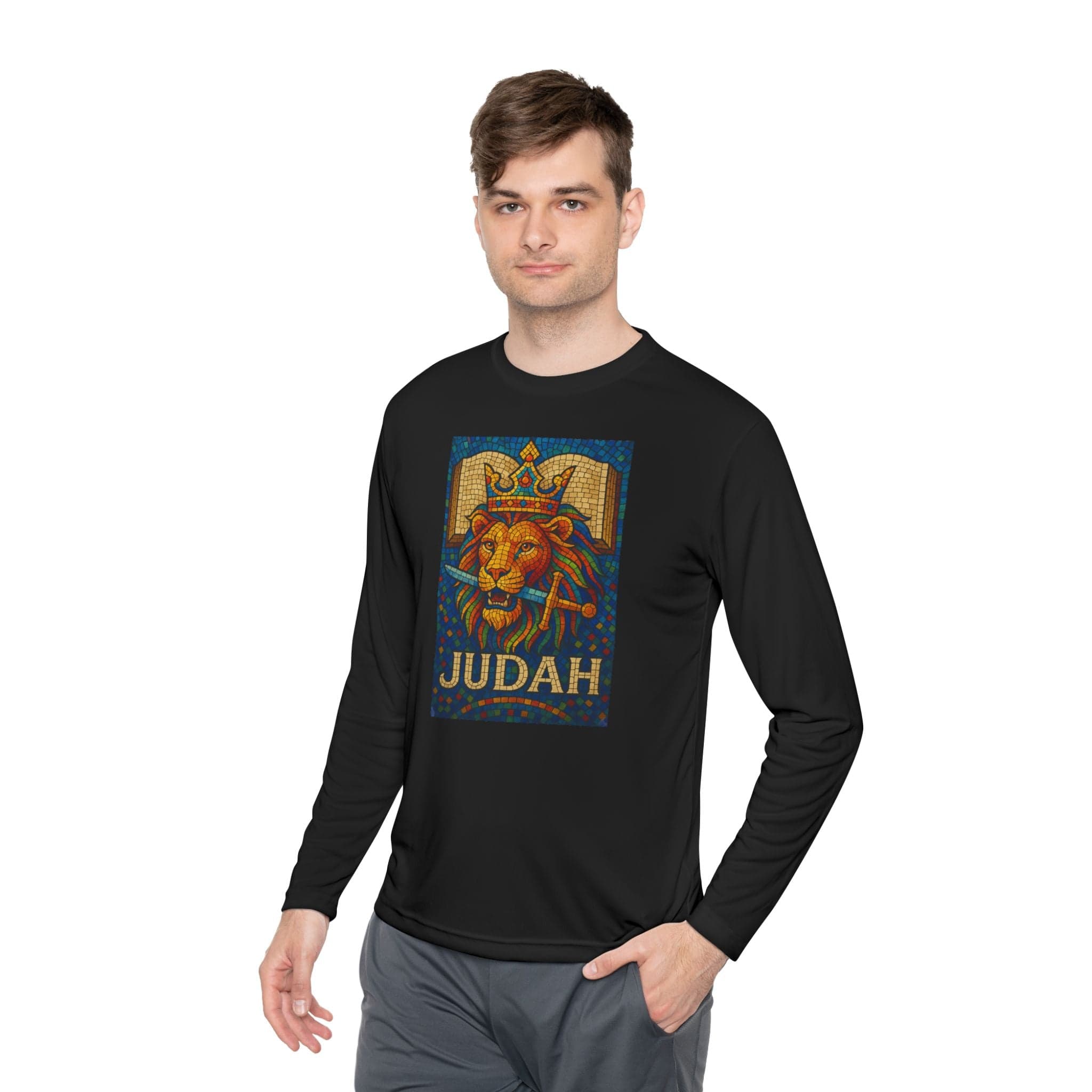 JKFstylez Long-sleeve Unisex Judah Lion Long Sleeve Tee