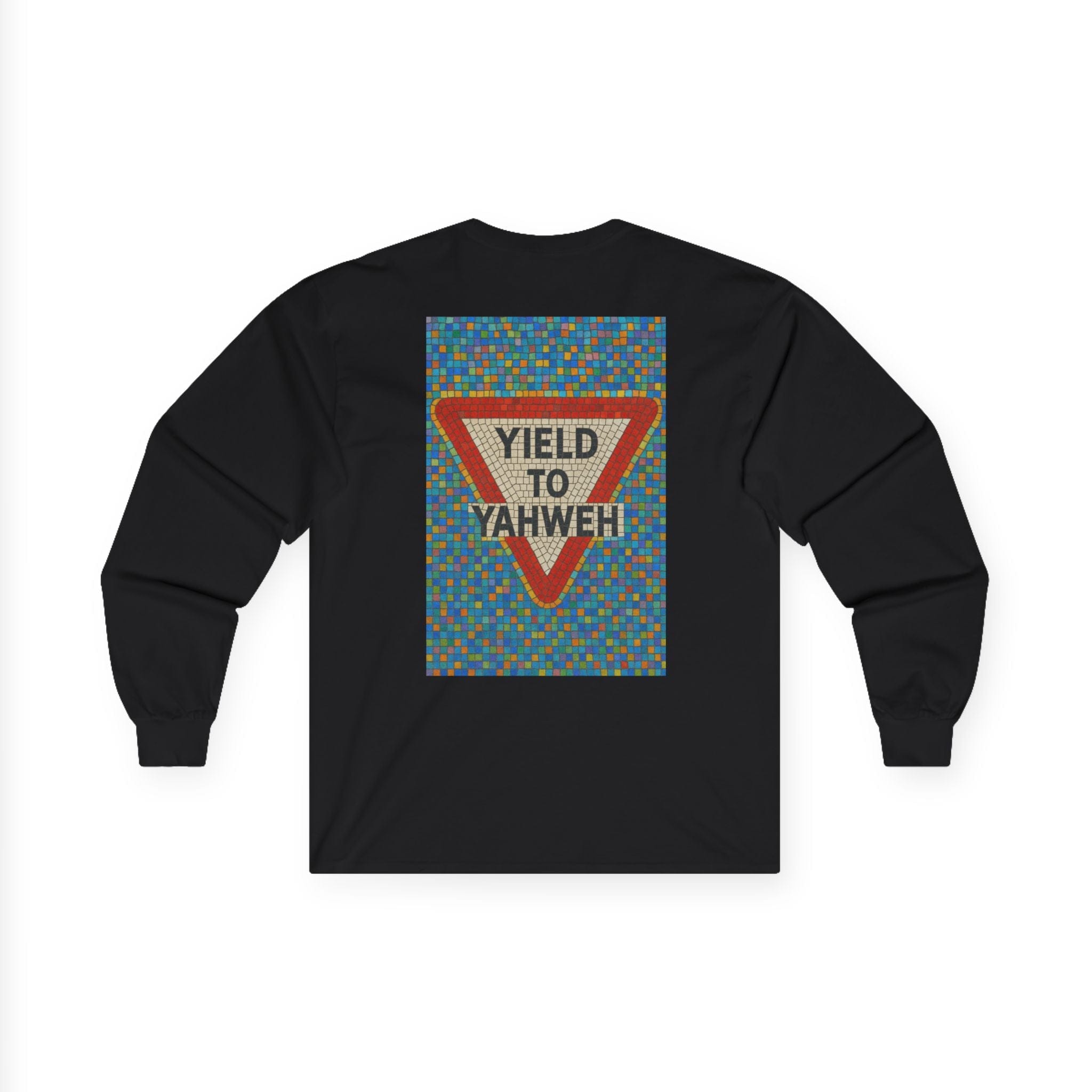 JKFstylez Long-sleeve Unisex Long Sleeve Tee, Yield to Yahweh T-Shirt, Faith-Based Apparel
