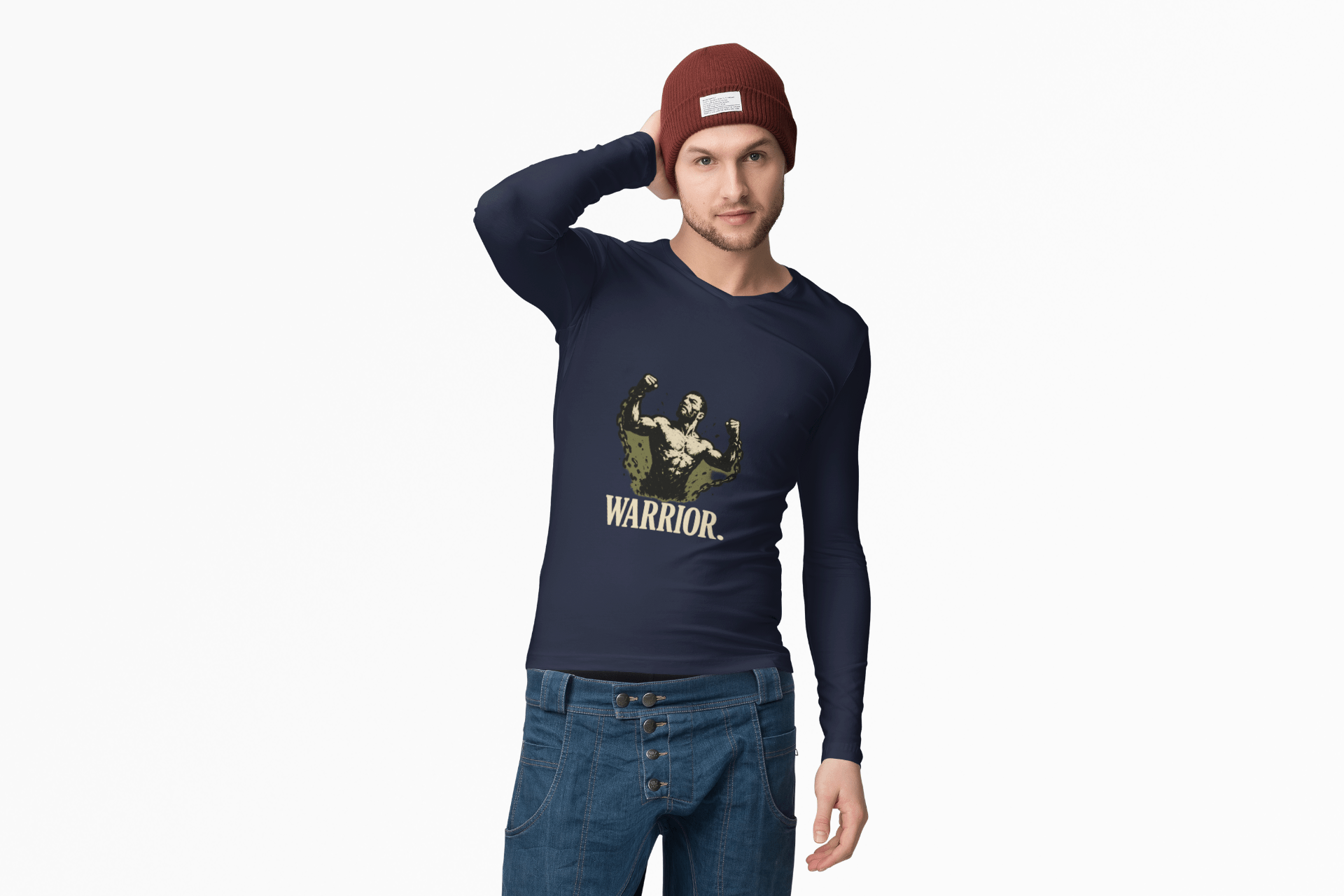 JKFstylez Long-sleeve Unisex Warrior Long Sleeve T-shirt