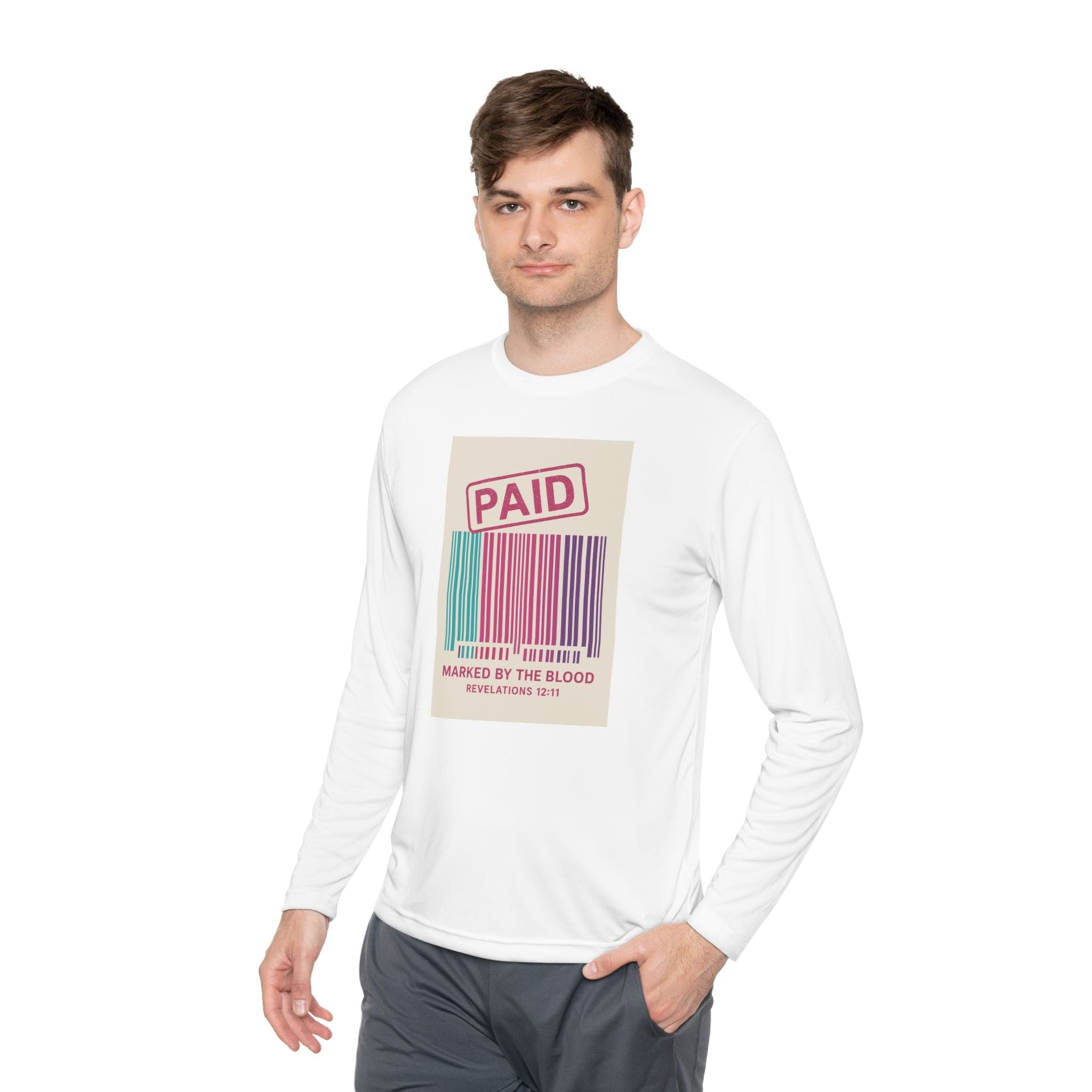 JKFstylez Long-sleeve White / XS Unisex Paid By the Blood Long Sleeve T