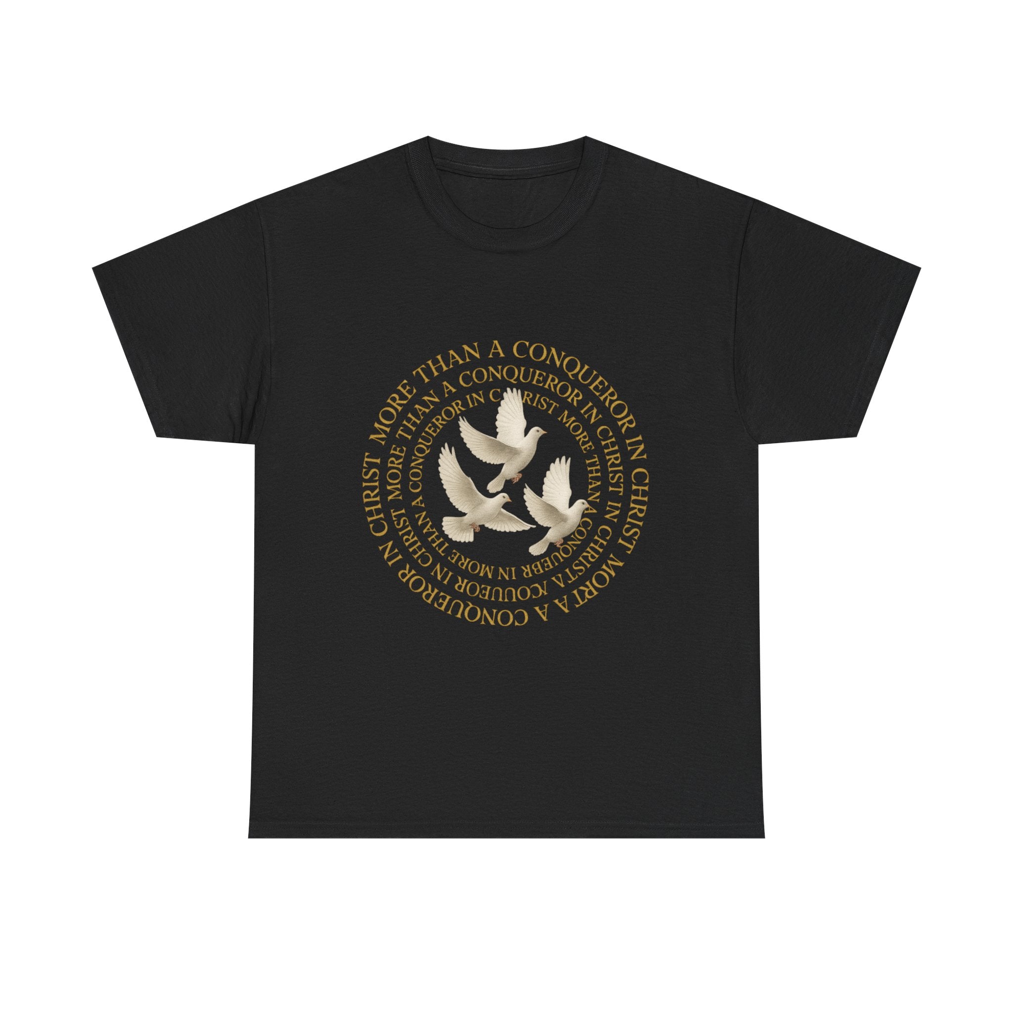 JKFstylez T-Shirt Black / S Unisex More Than A Conqueror in Christ Tee (L1)
