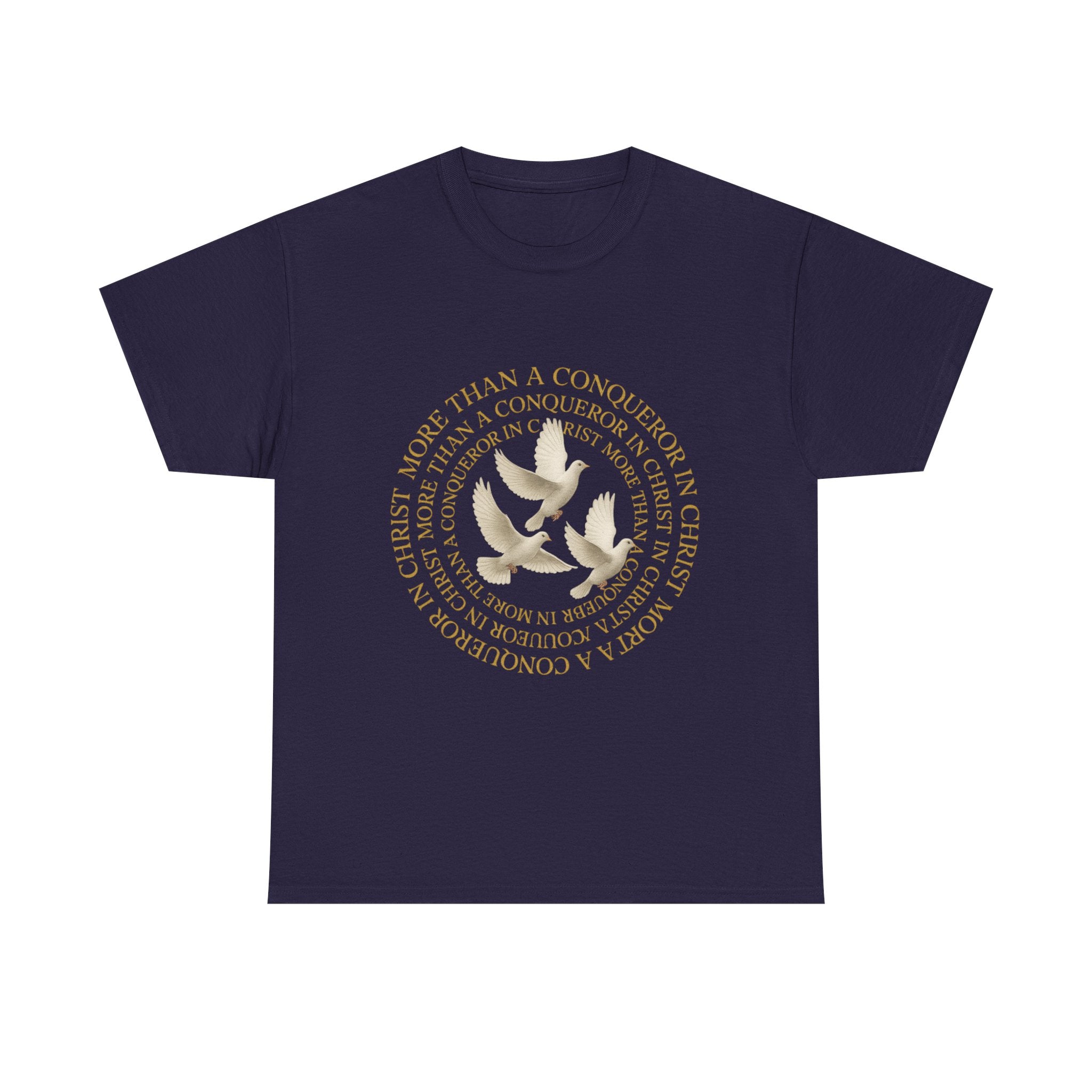 JKFstylez T-Shirt Blackberry / S Unisex More Than A Conqueror in Christ Tee (L1)