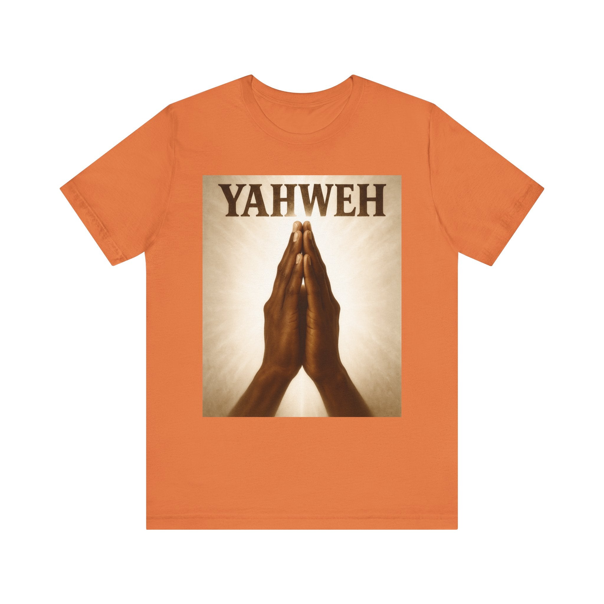 JKFstylez T-Shirt Burnt Orange / M UniseX Faith Inspired Yahweh Tee,