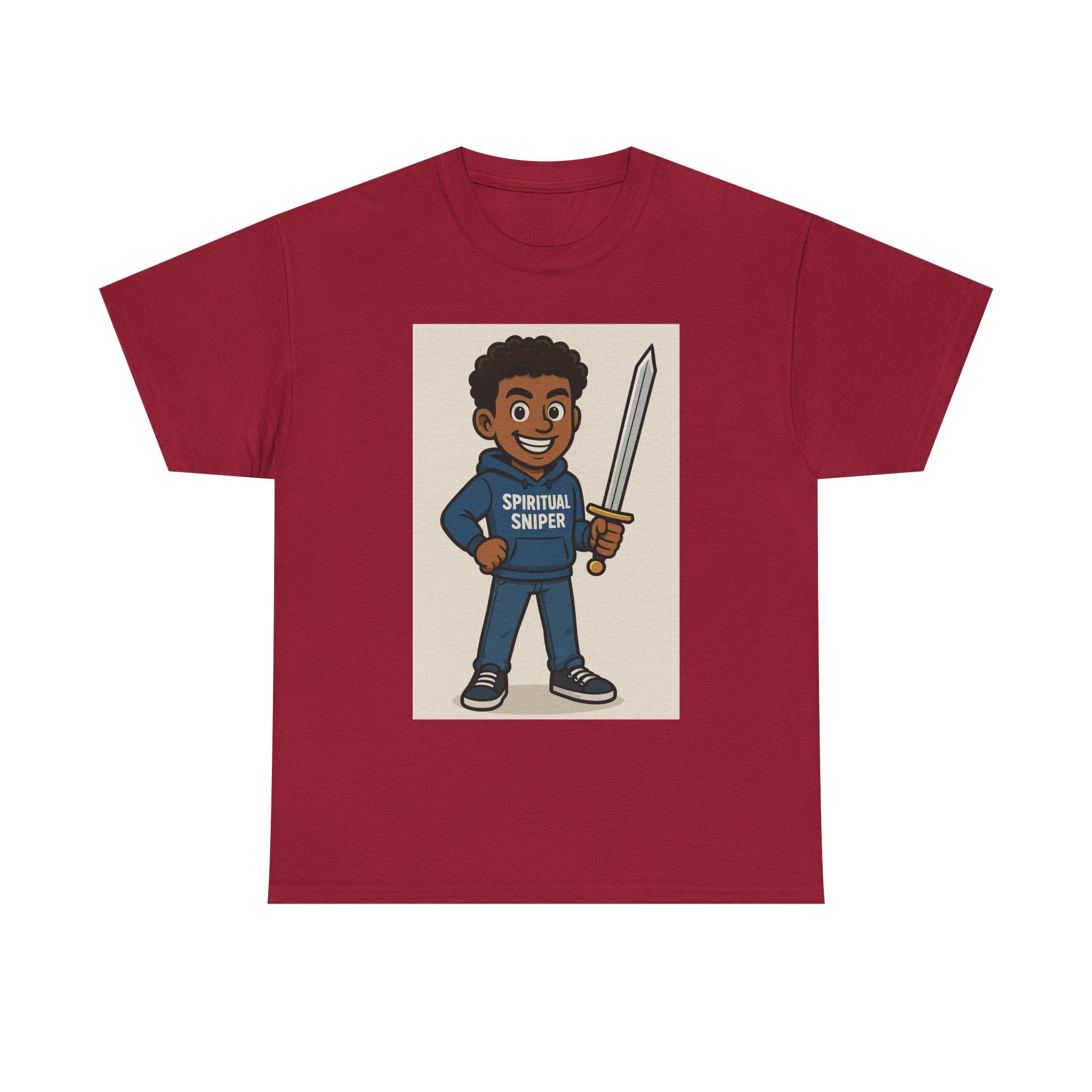 JKFstylez T-Shirt Cardinal Red / S Unisex Spiritual Sniper Shirt