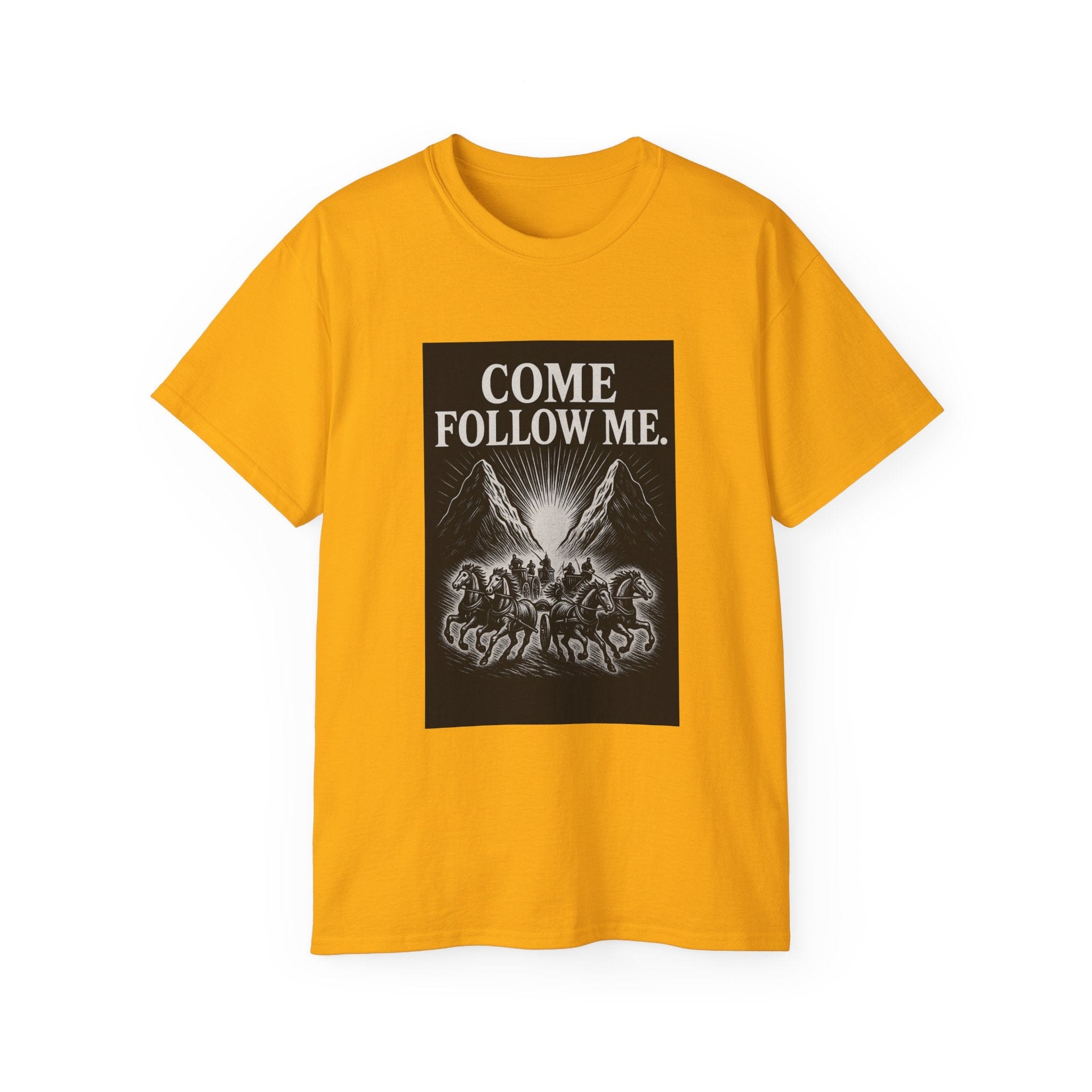 JKFstylez T-Shirt Gold / S Inspirational Unisex Tee, Motivational Shirt for Faith, Bible Verse Tee, Religious Gift, Casual Wear
