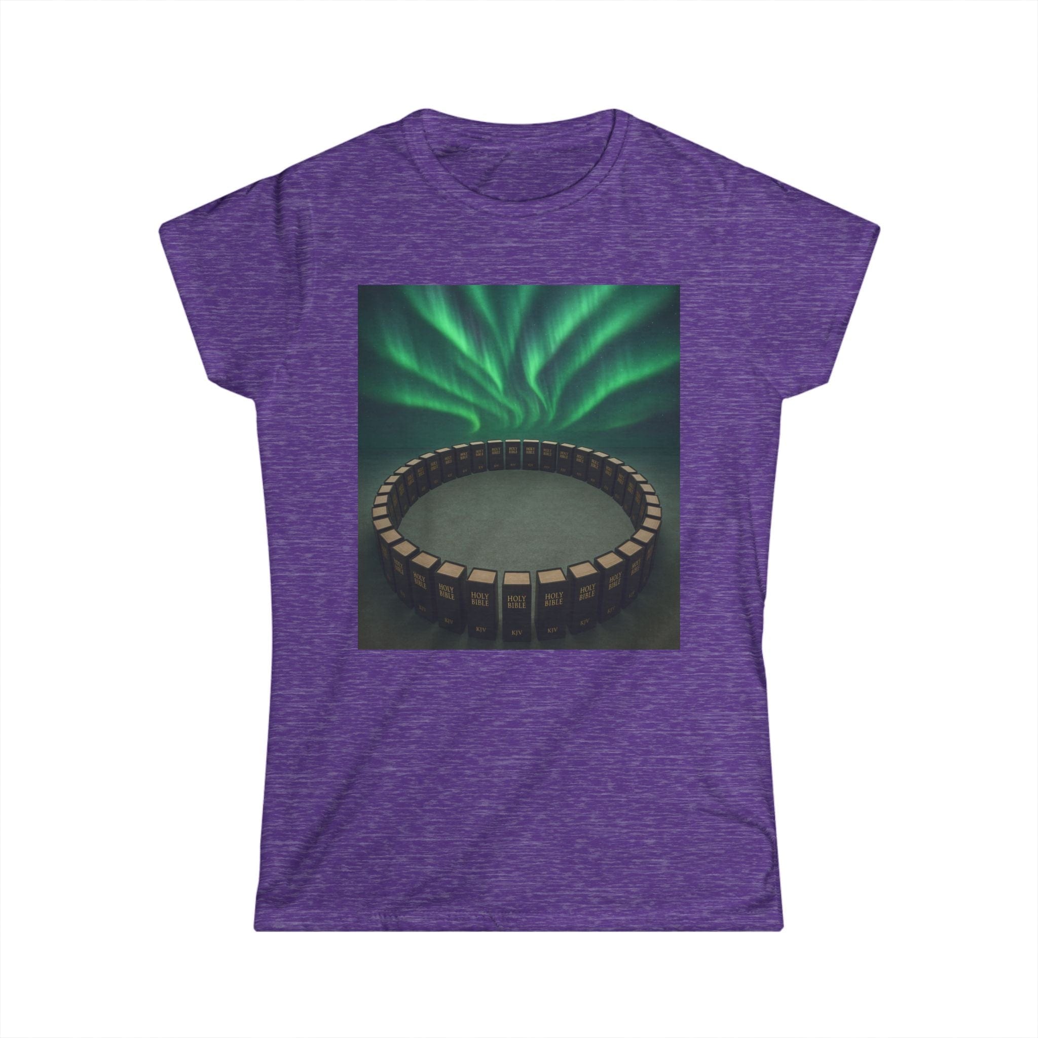 JKFstylez T-Shirt Heather Purple / S Unique Holy Bible Graphic T-Shirt